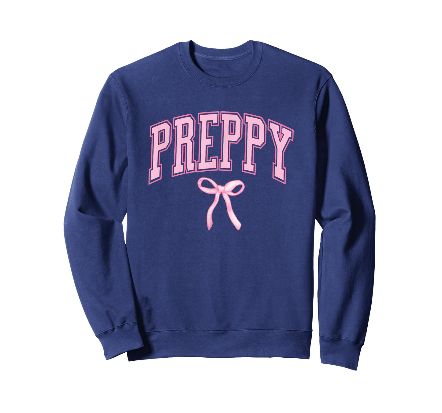 Preppy with Bow Coquette Cute Teen Girl Pink Preppy T-Shirt