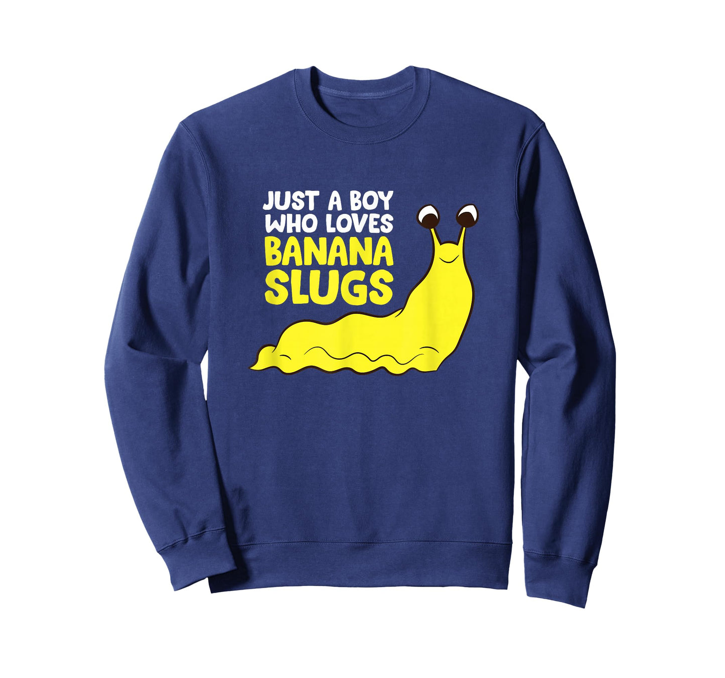 Just a Boy Who Loves Banana Slugs Funny Banana Slugs T-Shirt