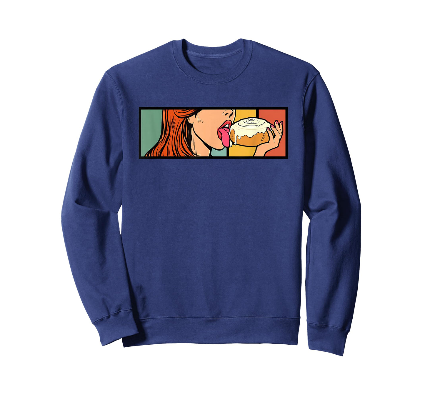 Cinnamon Roll Honey Bun Retro Vintage Bread Baker Baking T-Shirt