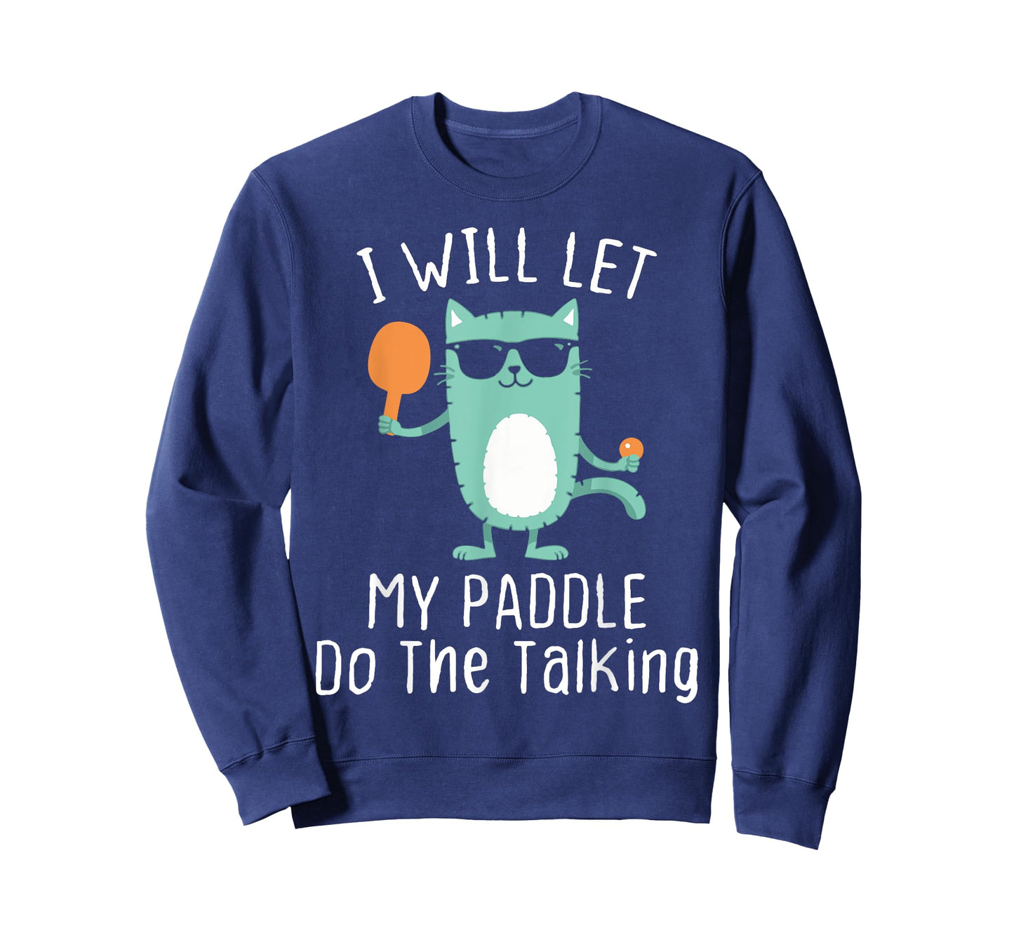Cat Ping Pong Player - Paddle Game Sports Tournament Lover T-Shirt