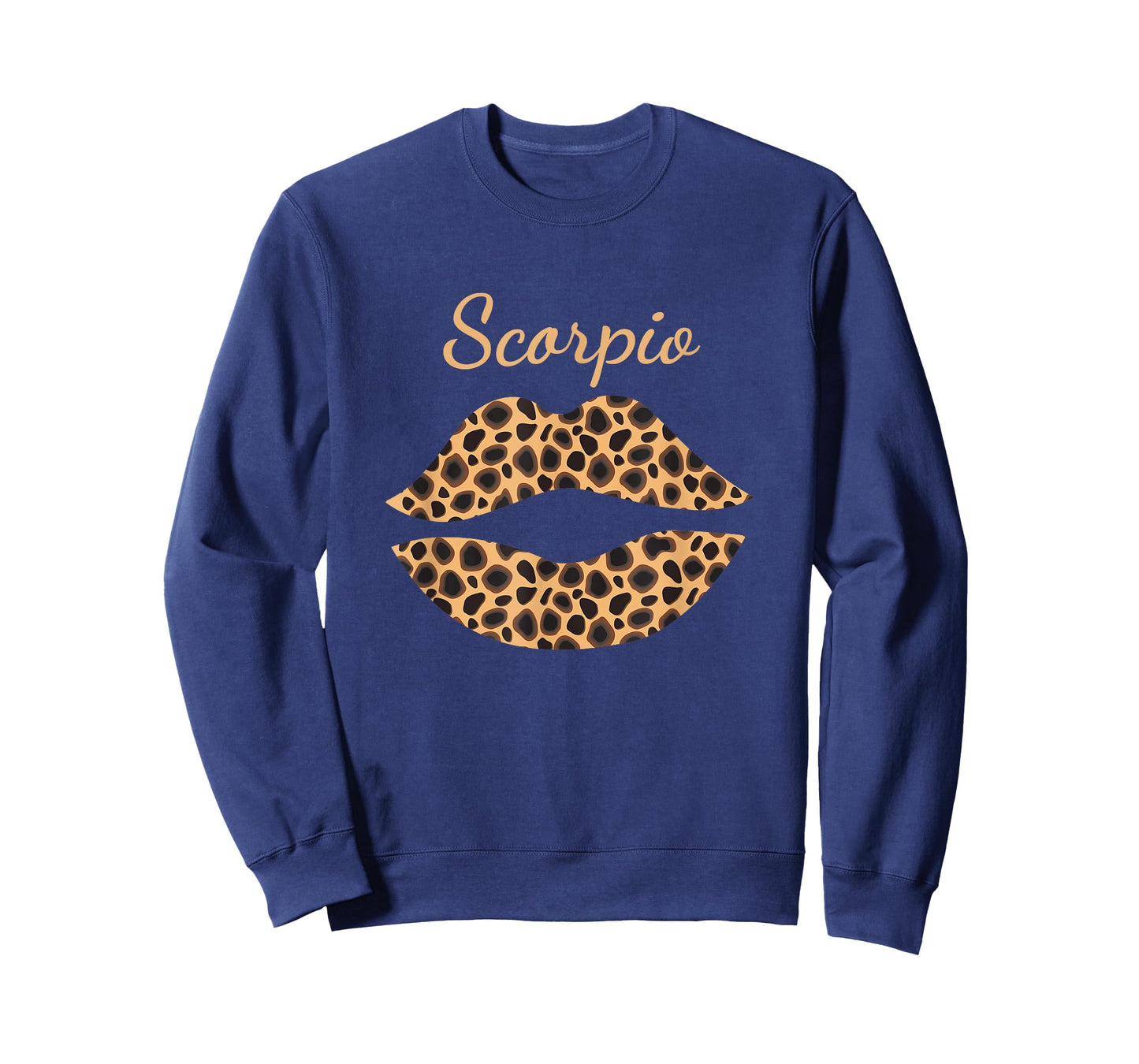 Scorpio Leopard Lips Queen Zodiac Birthday T-Shirt
