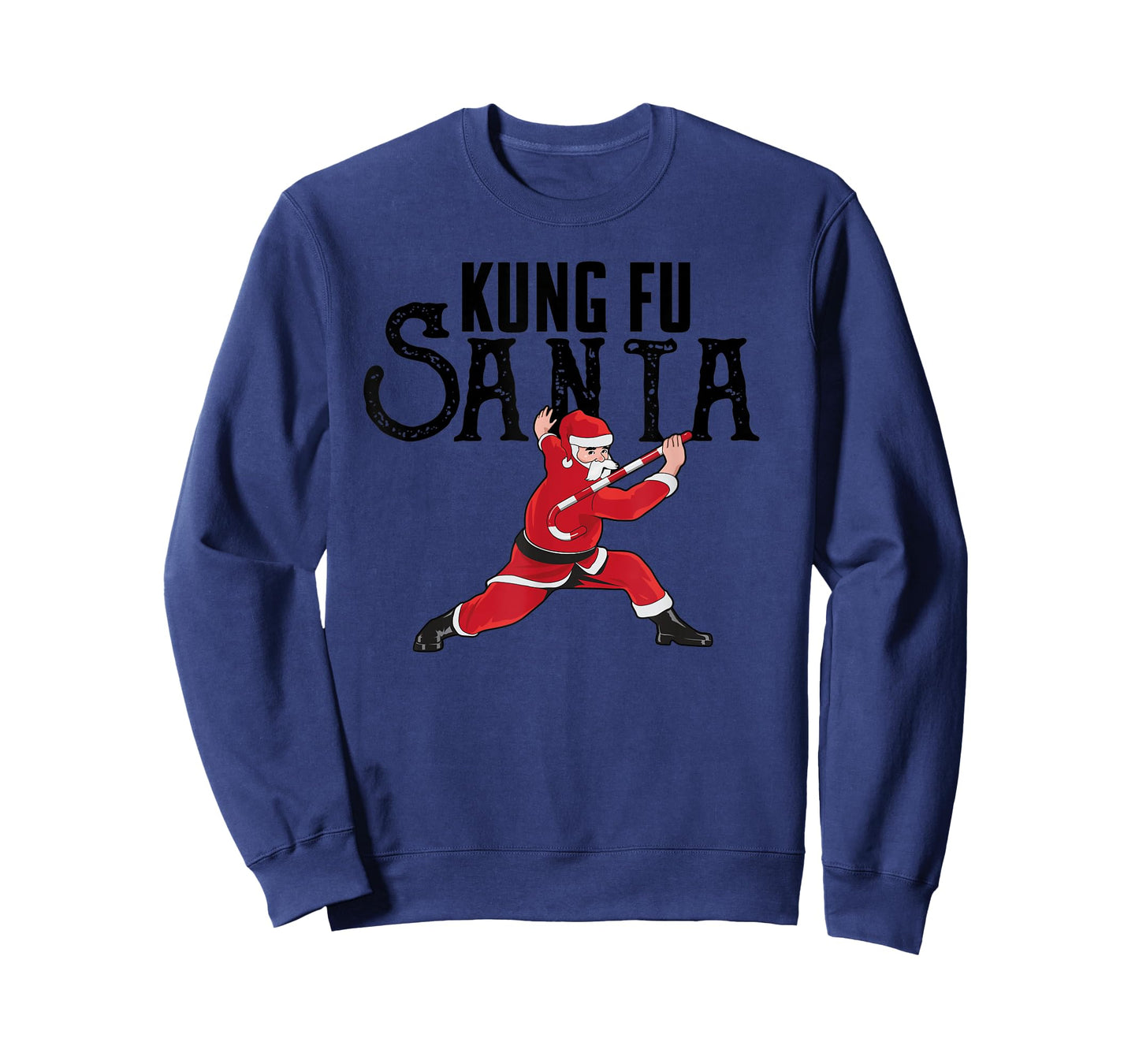 Kung Fu Santa Funny Silly Christmas Joke Gift KungFu Teacher T-Shirt for Men Women Kids