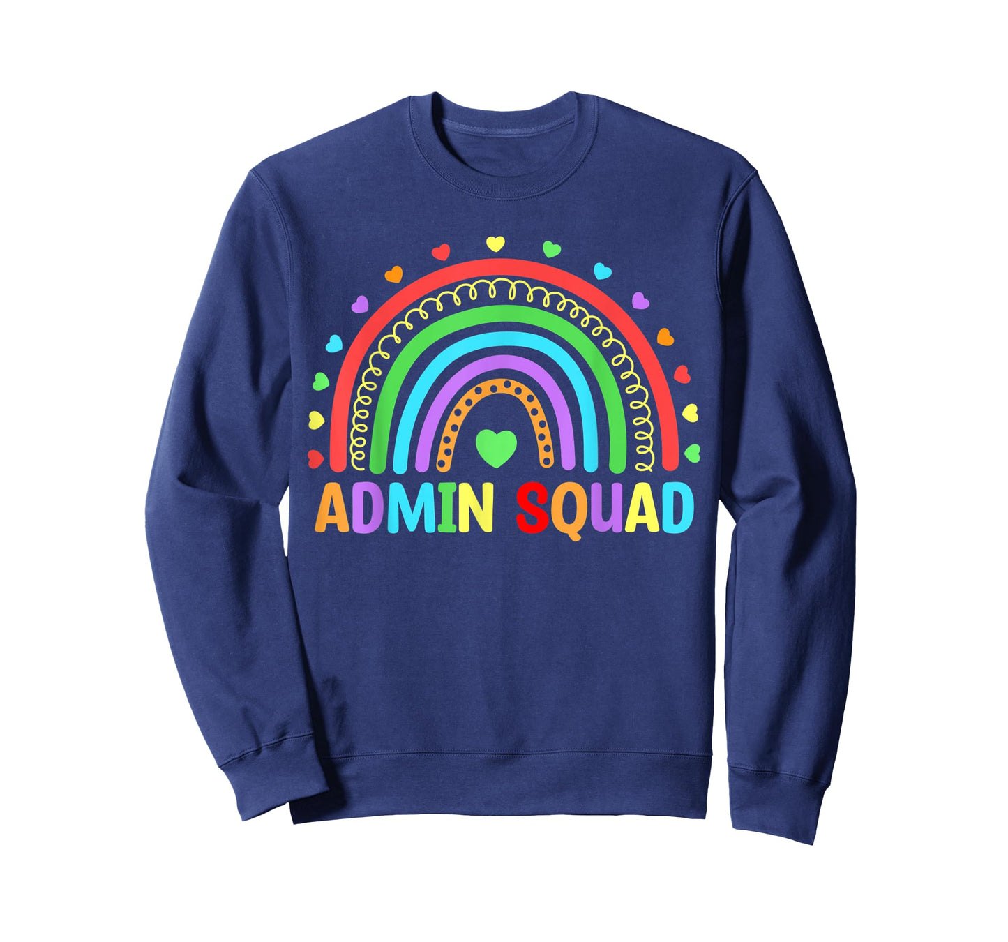 Admin Squad School Rainbow Assistant Principal Administrator T-Shirt