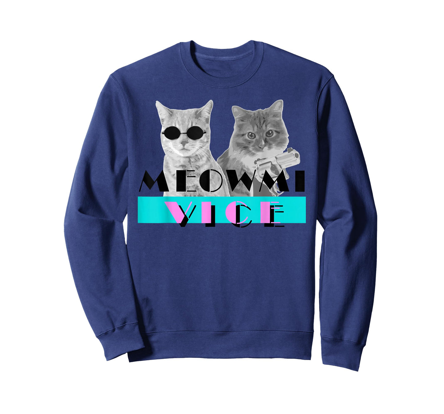 Kitten Meowmi Vice 80s Miami Funny T Shirt - Cat Lovers Gift T-Shirt