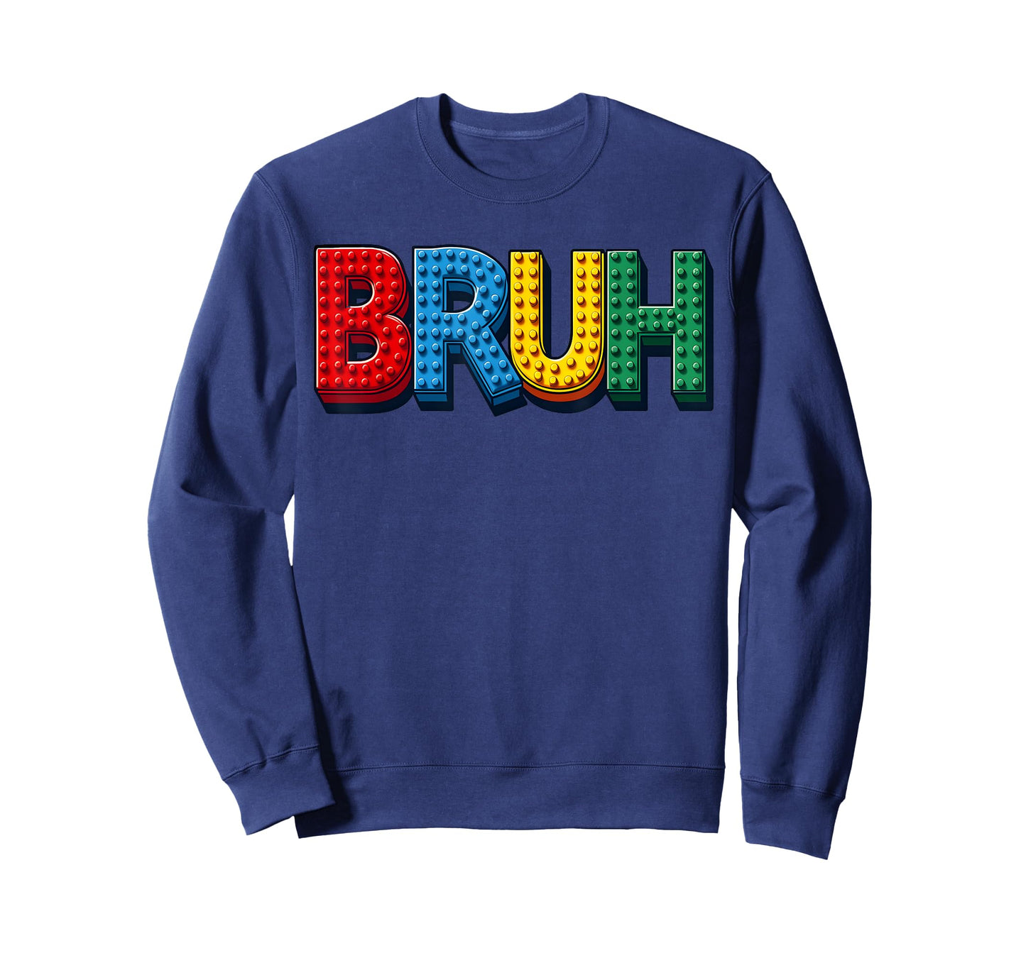 Play Building Blocks Bruh Funny Kids Boys Saying Brick Build T-Shirt