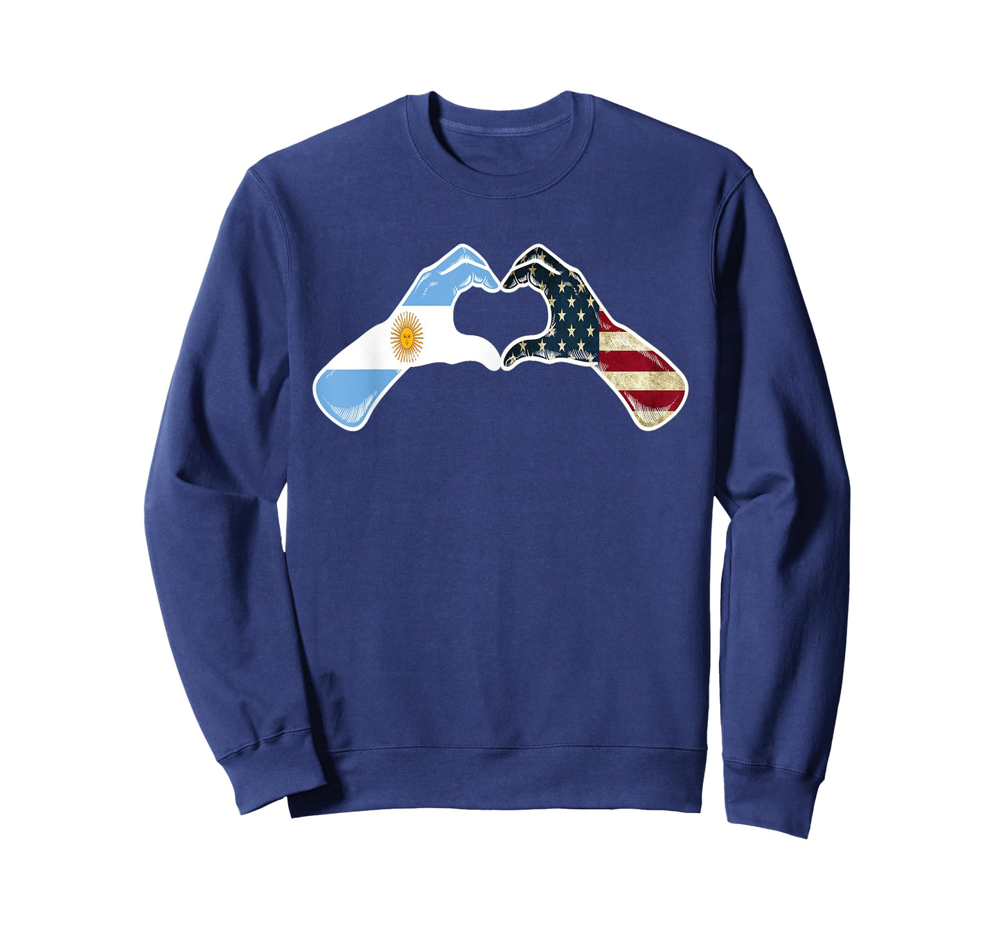 Argentine American USA Flag - USA Argentinian Heart T-Shirt