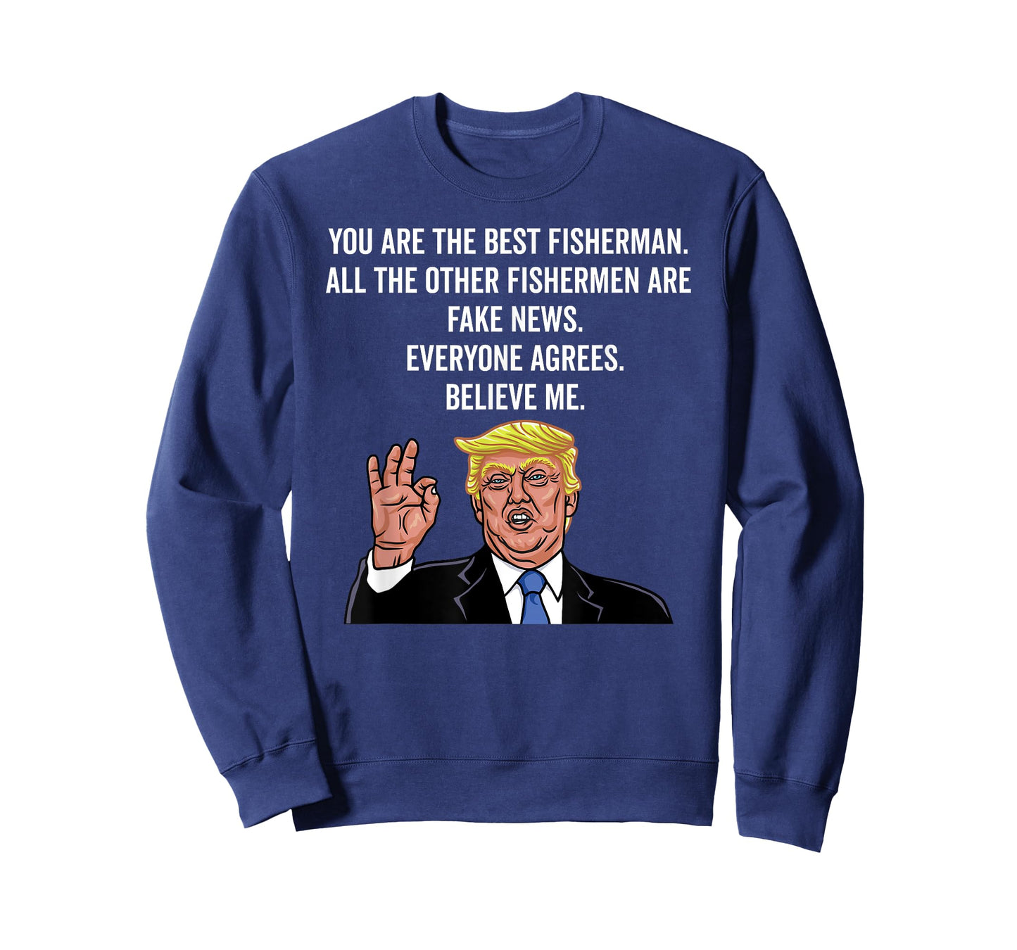 Trump Fisherman Funny Fisher Hook T-Shirt