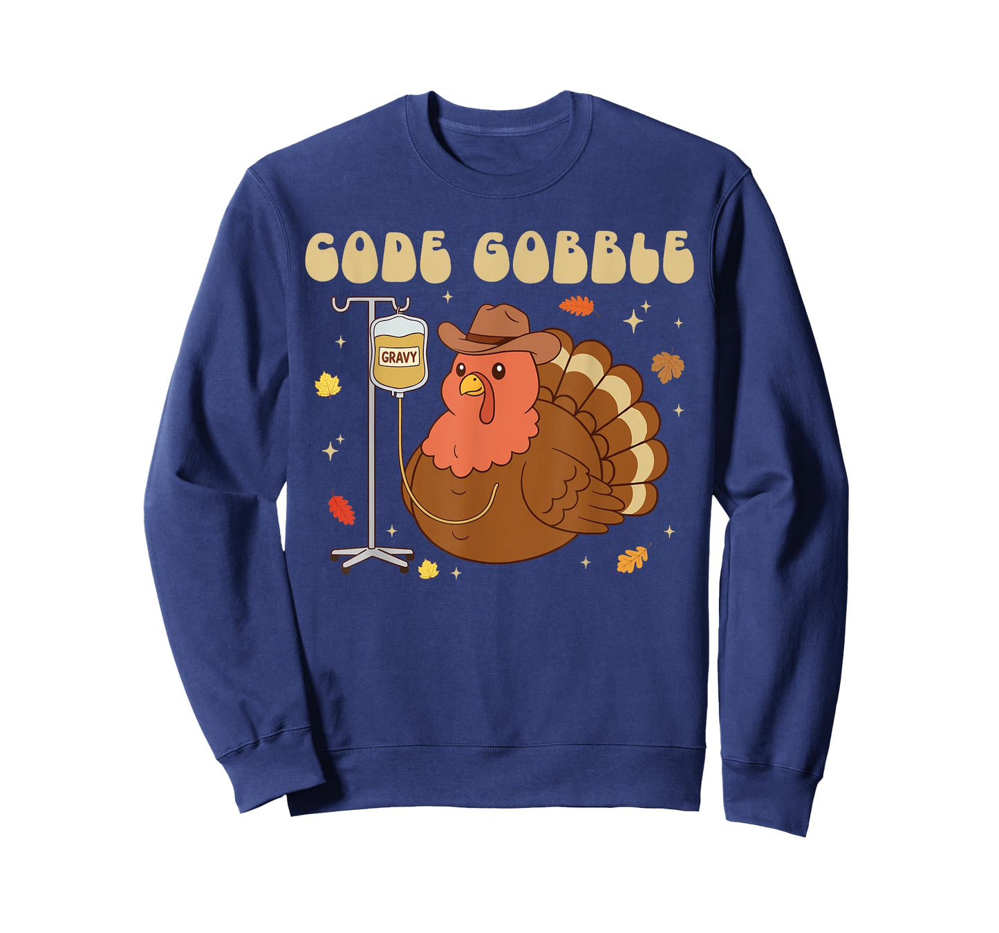 Code Gobble Funny Thanksgiving Nurse RN CNA Medical Turkey T-Shirt