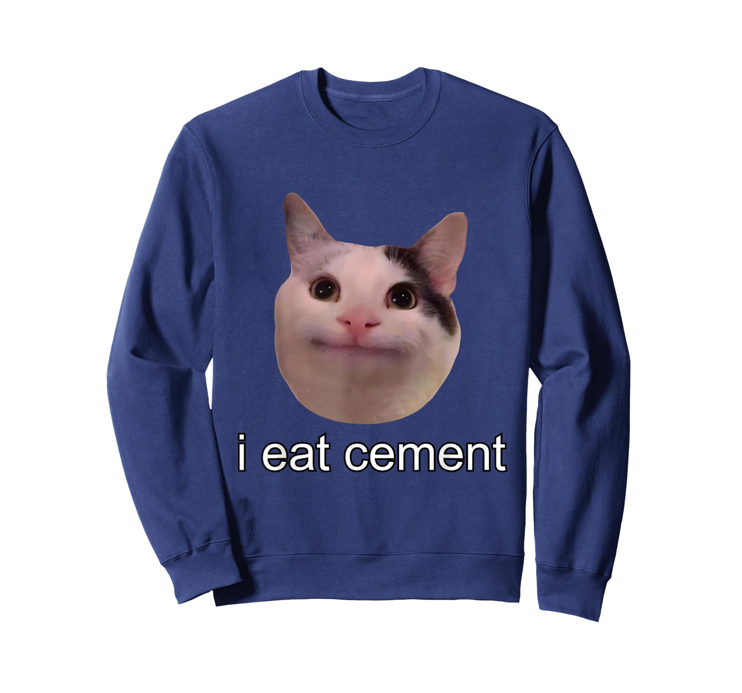 I Eat Cement Cursed Cat Funny Oddly Specific Meme T-Shirt