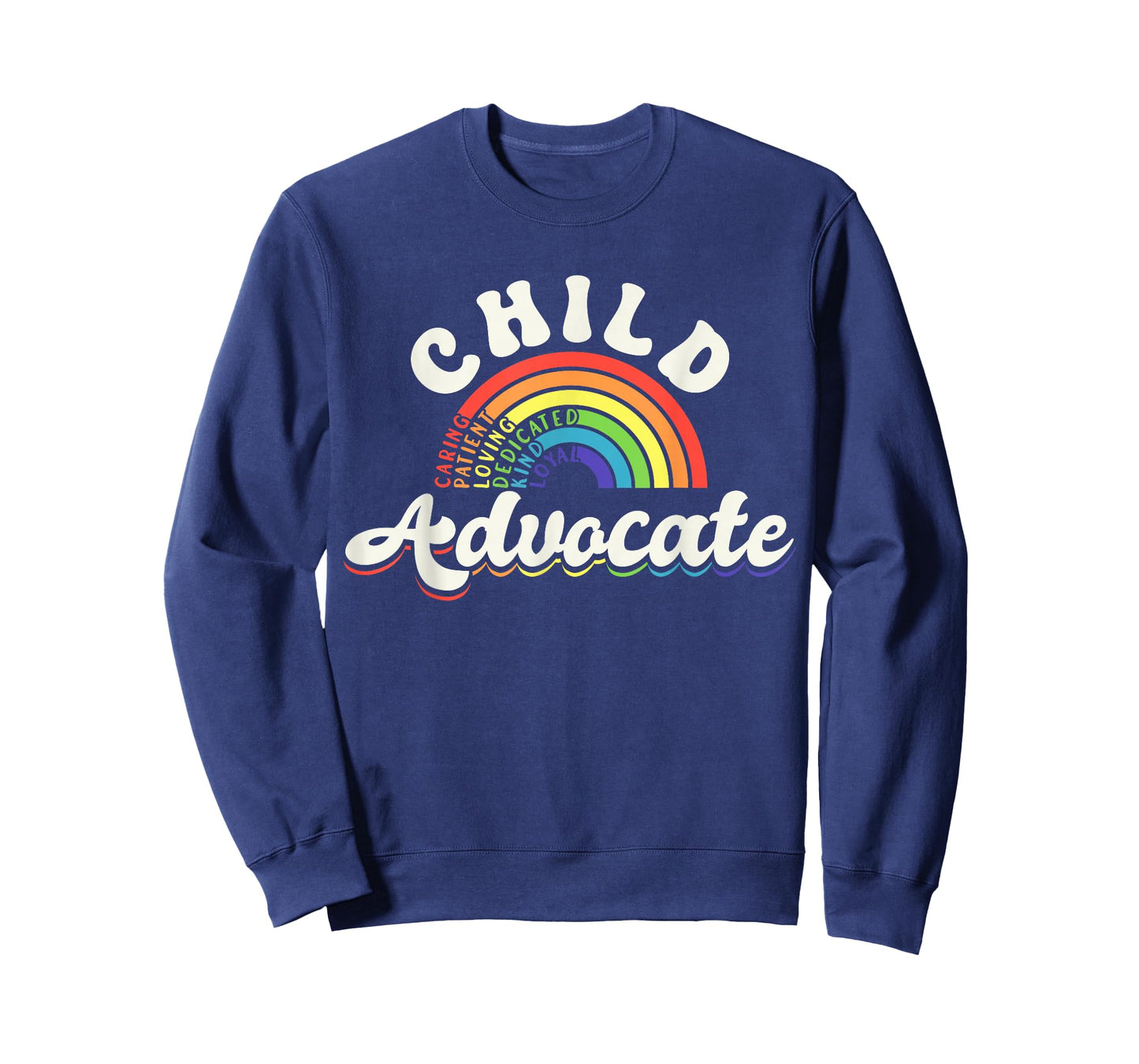 Child Advocate Appreciation Rainbow Help Inspire Care T-Shirt