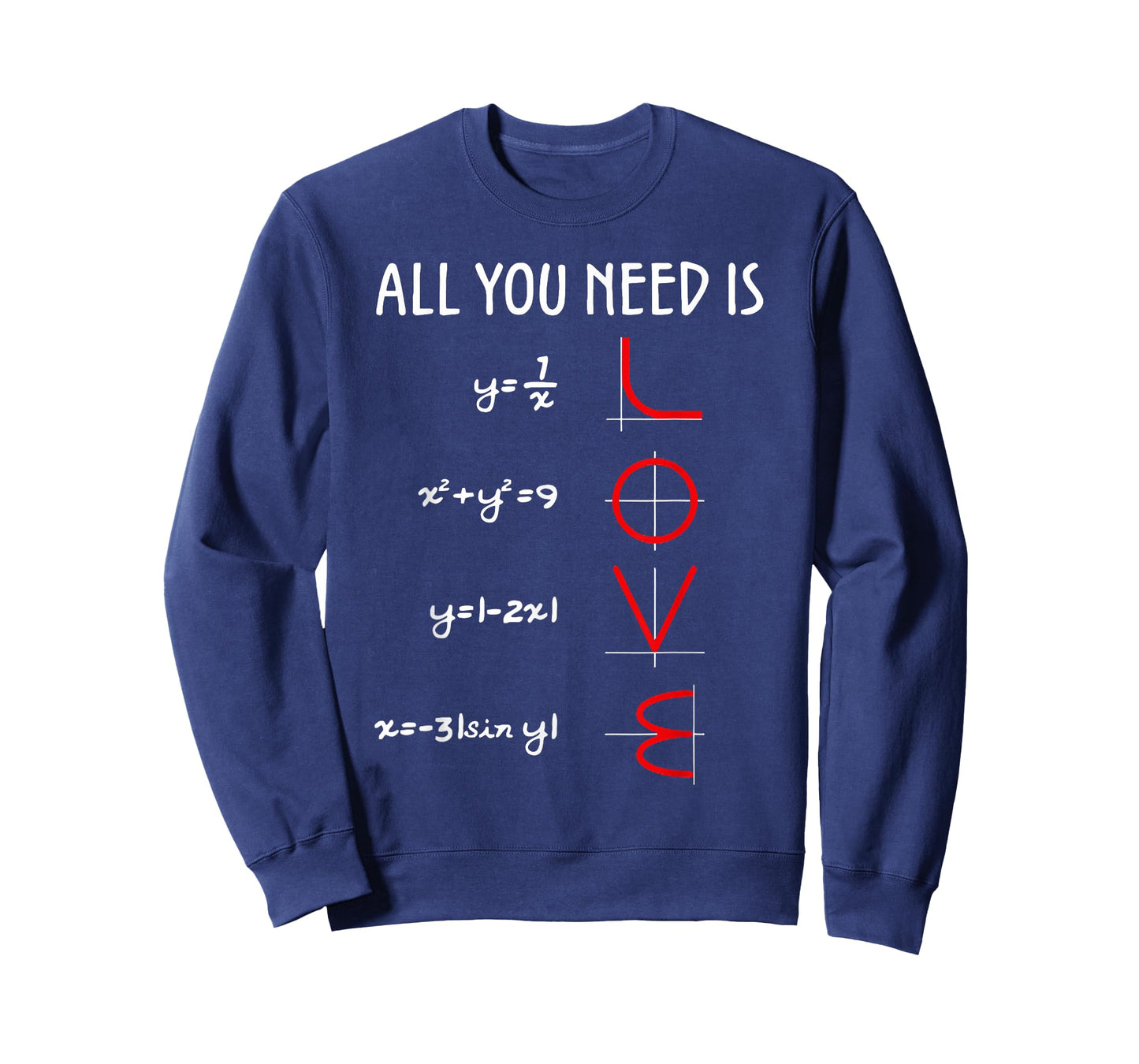 All You Need is Love Math Vertical T-Shirt
