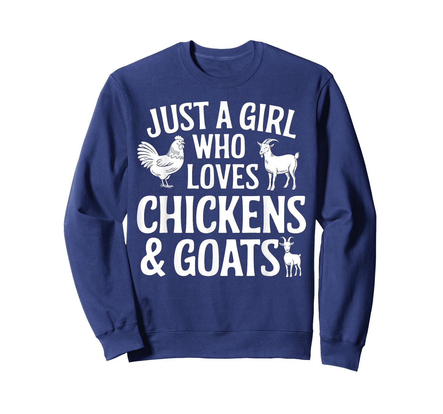 Cool Goat Design for Girls Women Animal Farming Goat Lover T-Shirt