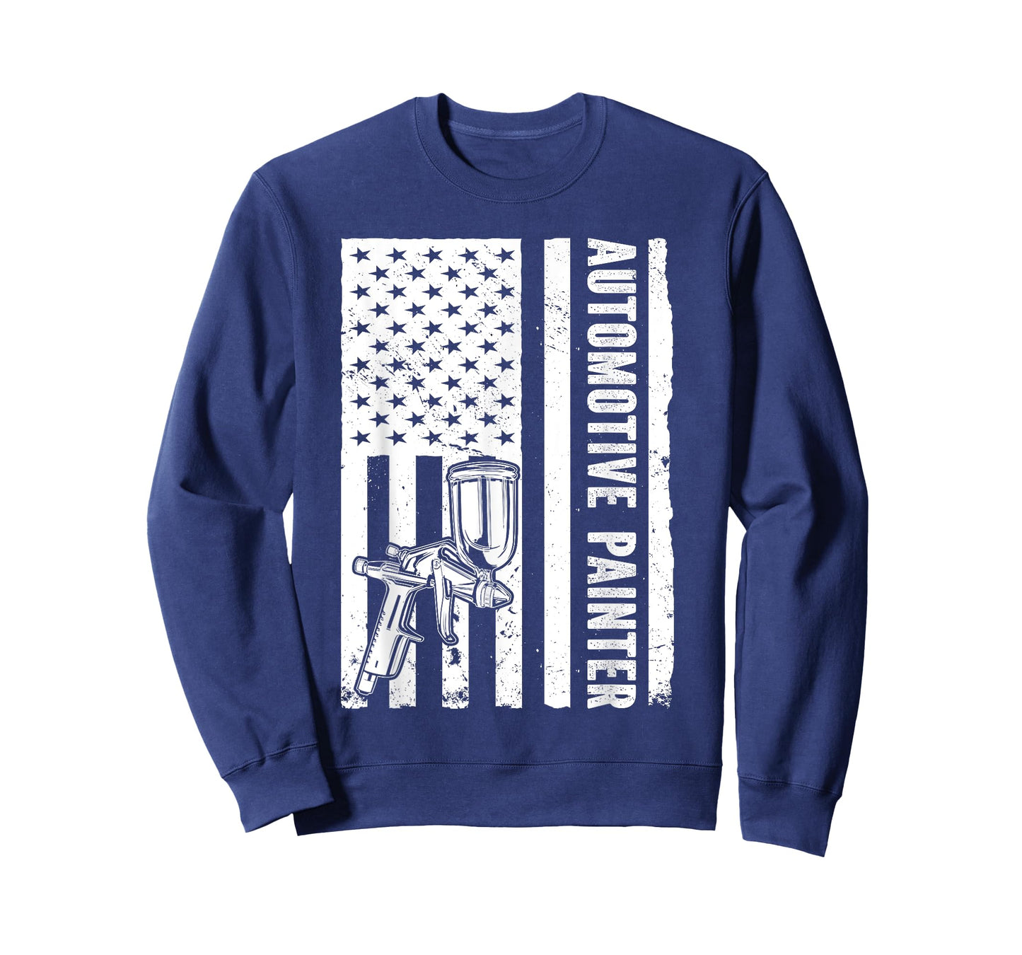 Auto Body Painter USA Flag Automotive Painter T-Shirt