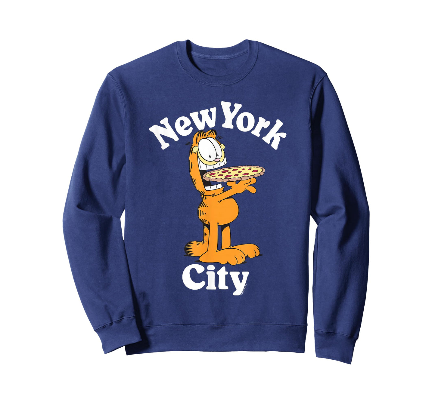 Garfield New York City Pizza Funny Travel Souvenir Cartoon T-Shirt