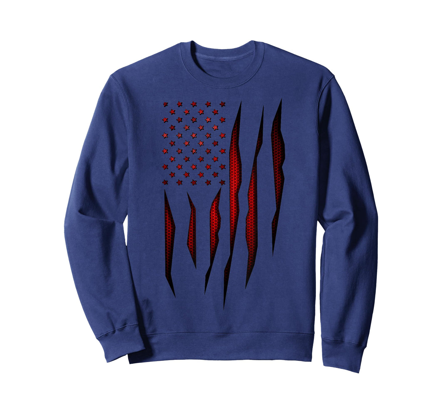 Red Carbon Onyx American Flag T-Shirt