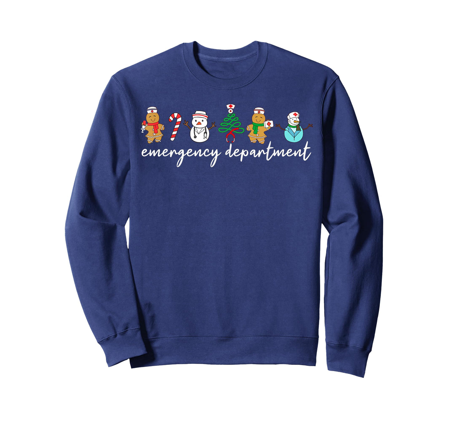 Christmas Emergency Room ER RN Nurse Department Healthcare T-Shirt