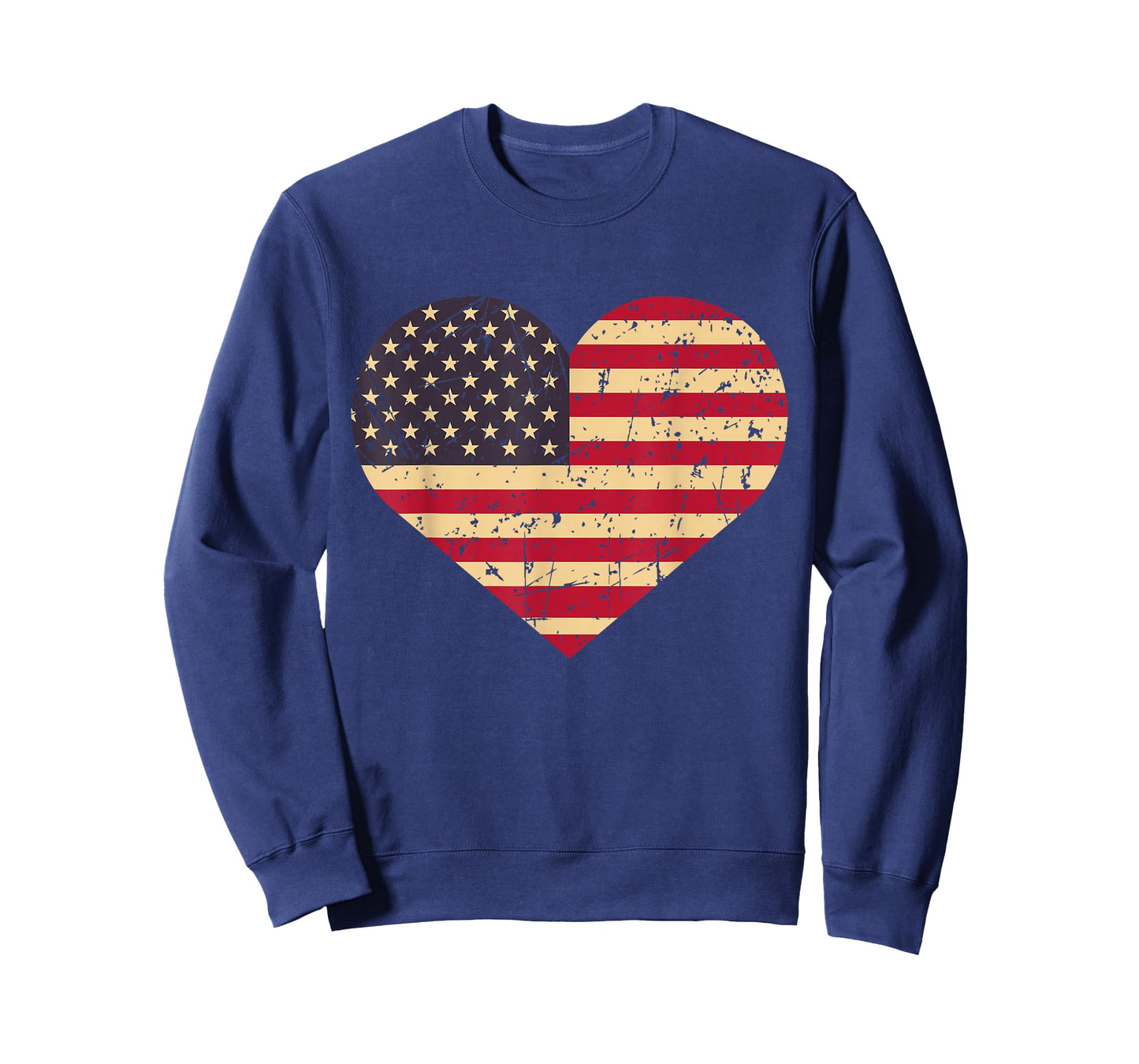 USA Heart United States of America American Flag July 4th T-Shirt