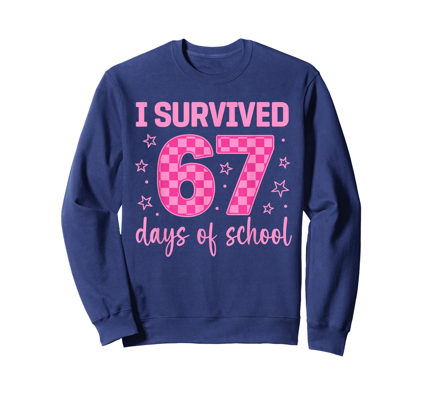 I Survived 67 Days of School Funny 67 Teachers Students Meme T-Shirt