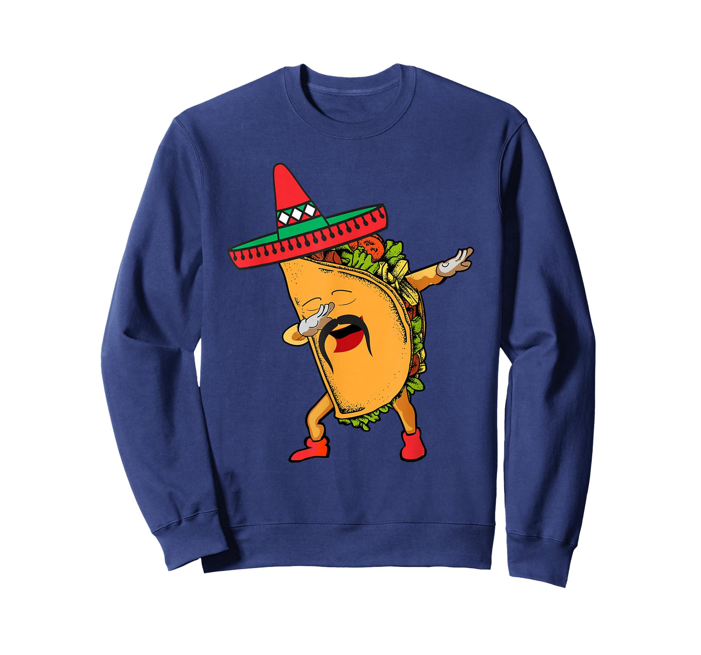 Cinco de Mayo Dabbing Taco Mexican Sombrero Hat Dab Boys Men T-Shirt