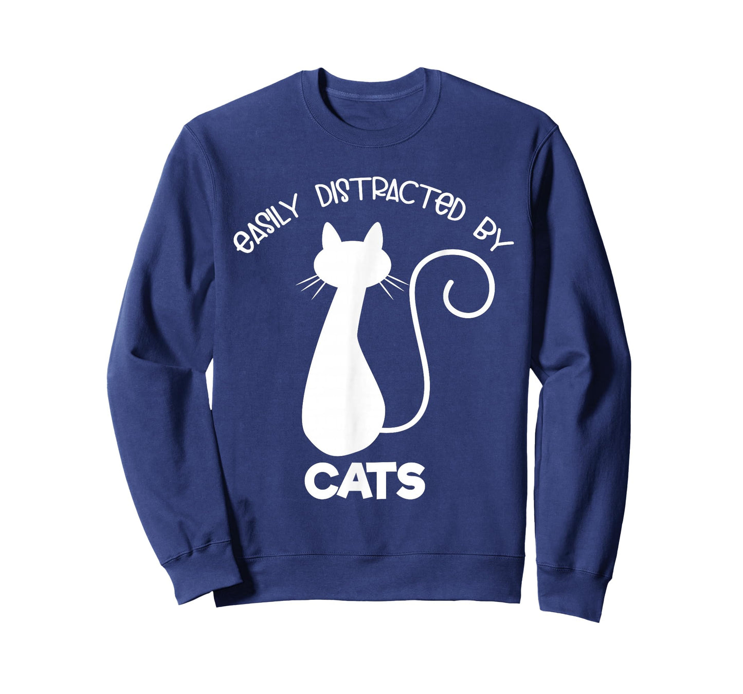Cat and Kitten Lovers Easily Distracted by Cats T-Shirt