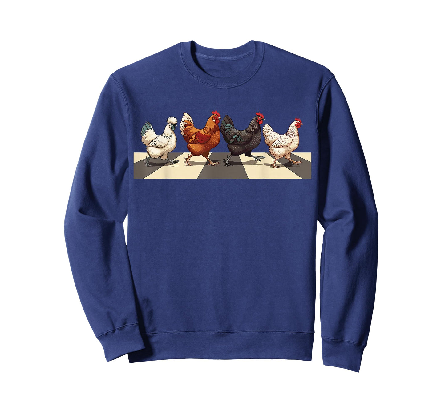 Chickens Crossing Road Parody Lover Funny Chicken T-Shirt