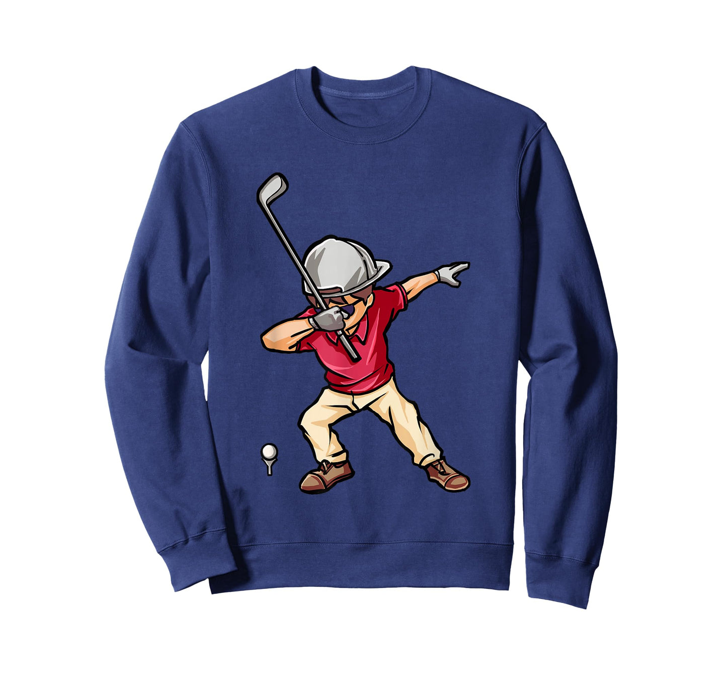 Dabbing Golf Player Golfer Golfing Funny Kids Boys Dab Dance T-Shirt