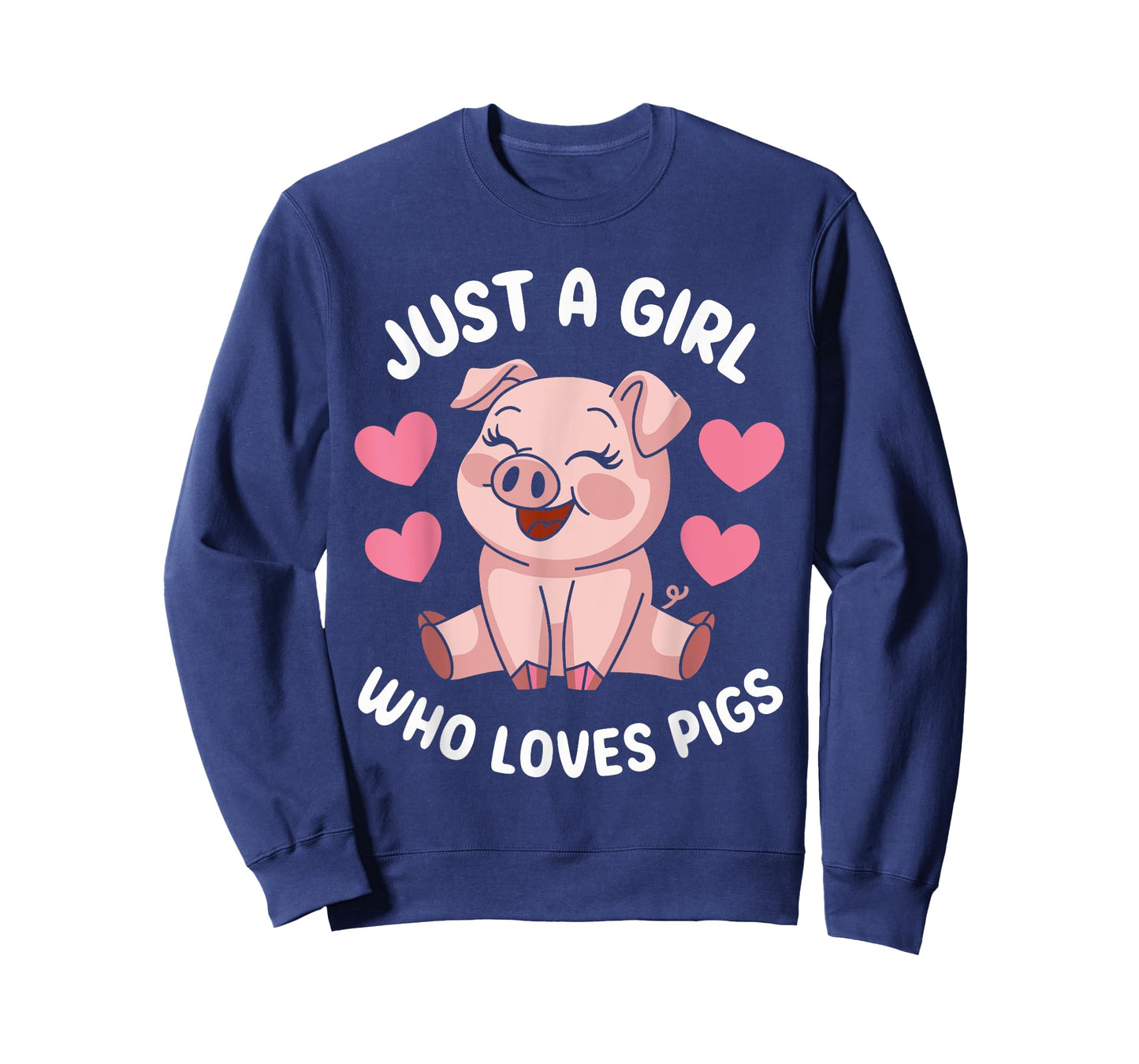 Just a Girl who loves Pigs Cute Pig Lover T-Shirt