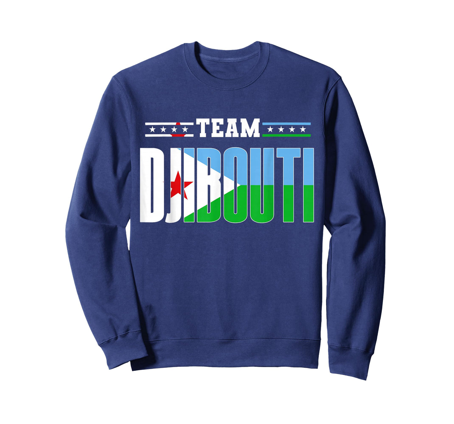 Patriotic Djiboutian Flag Team Djibouti T-Shirt