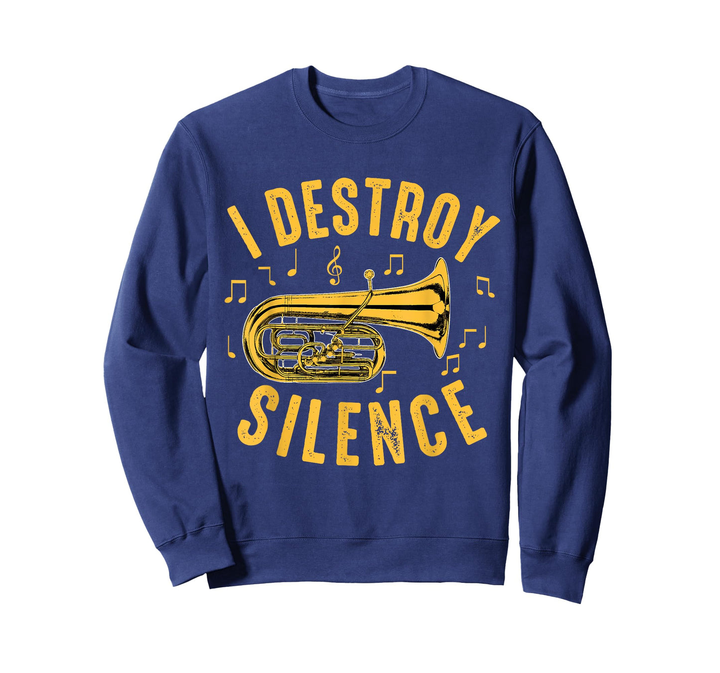 I Destroy Silence Euphonium For Funny Euphoniumist Player T-Shirt