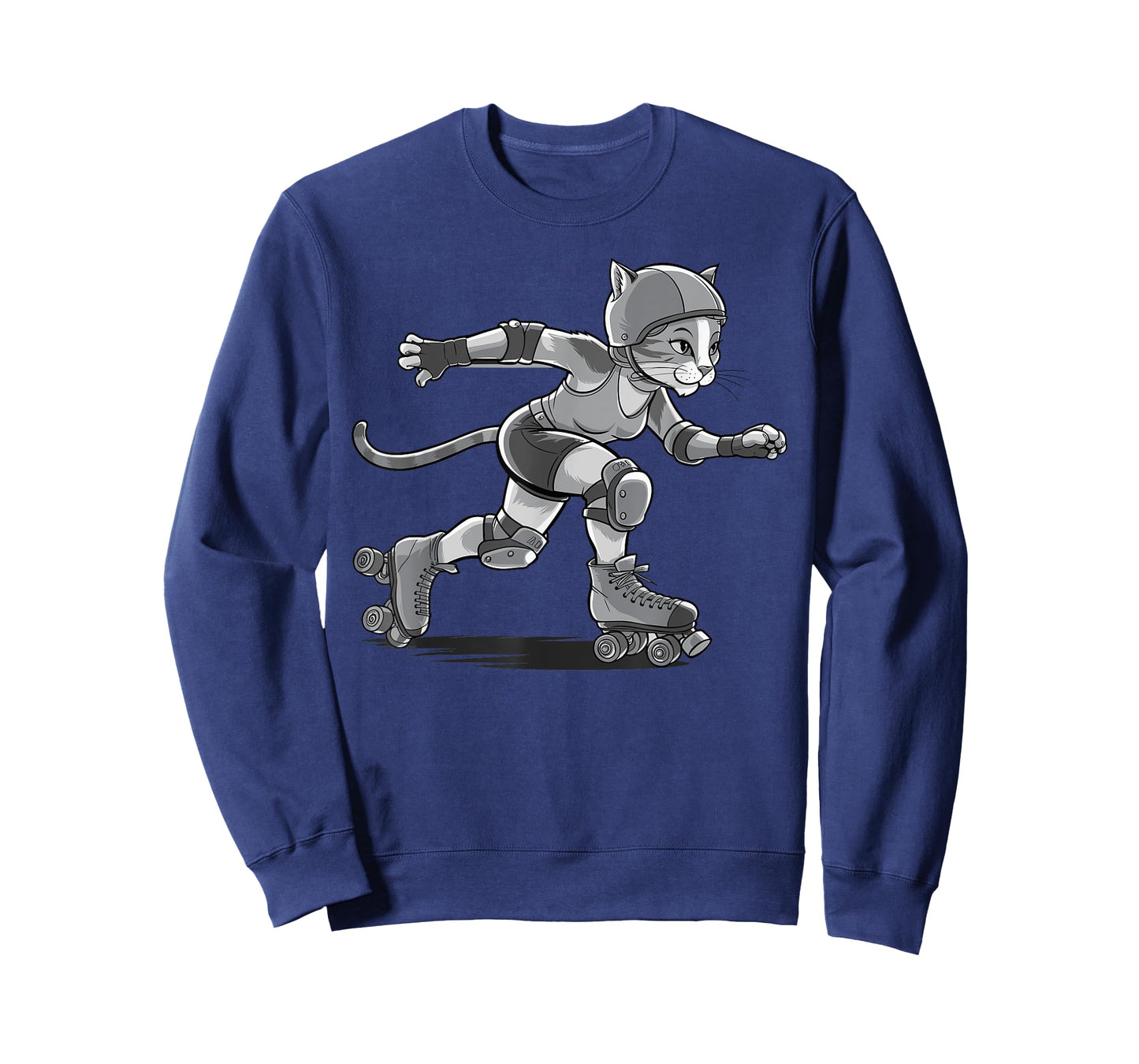 Roller Skating Cat Roller Derby Cats Skater girls woman T-Shirt