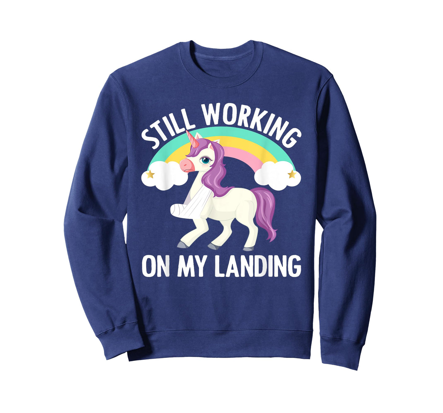 Cool Broken Arm For Men Women Broke Elbow Hand Unicorn T-Shirt