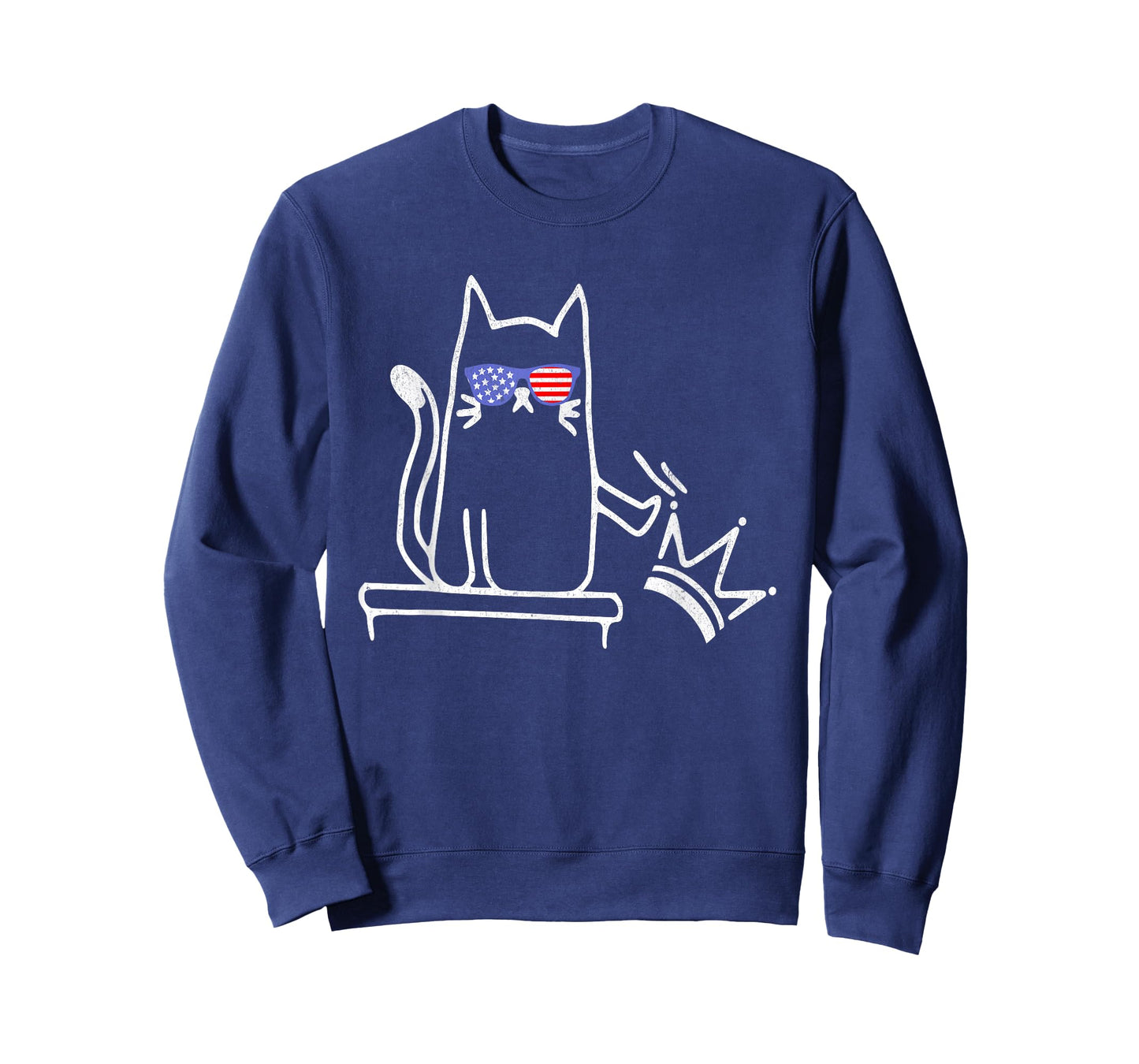 Cat No Kings in America Funny Political Cat Lady T-Shirt