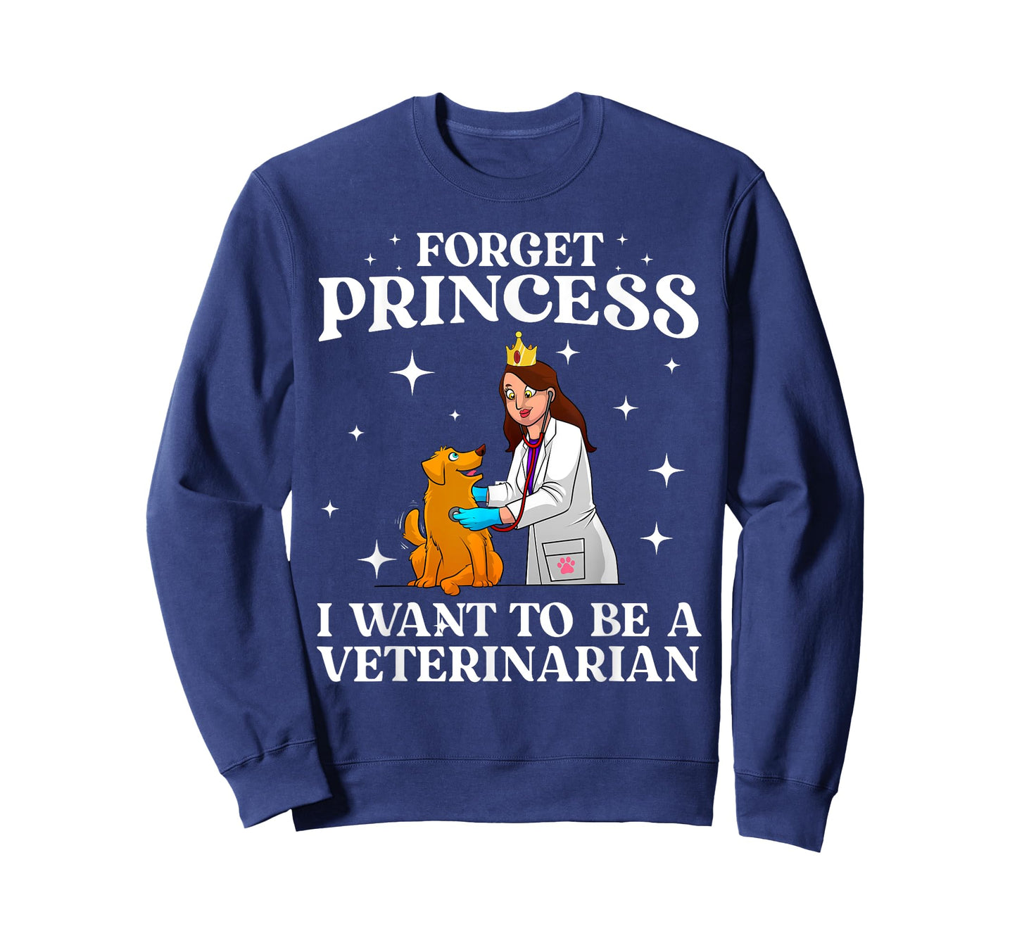 Cool Veterinarian Art For Women Girls Kids Vet Tech Student T-Shirt