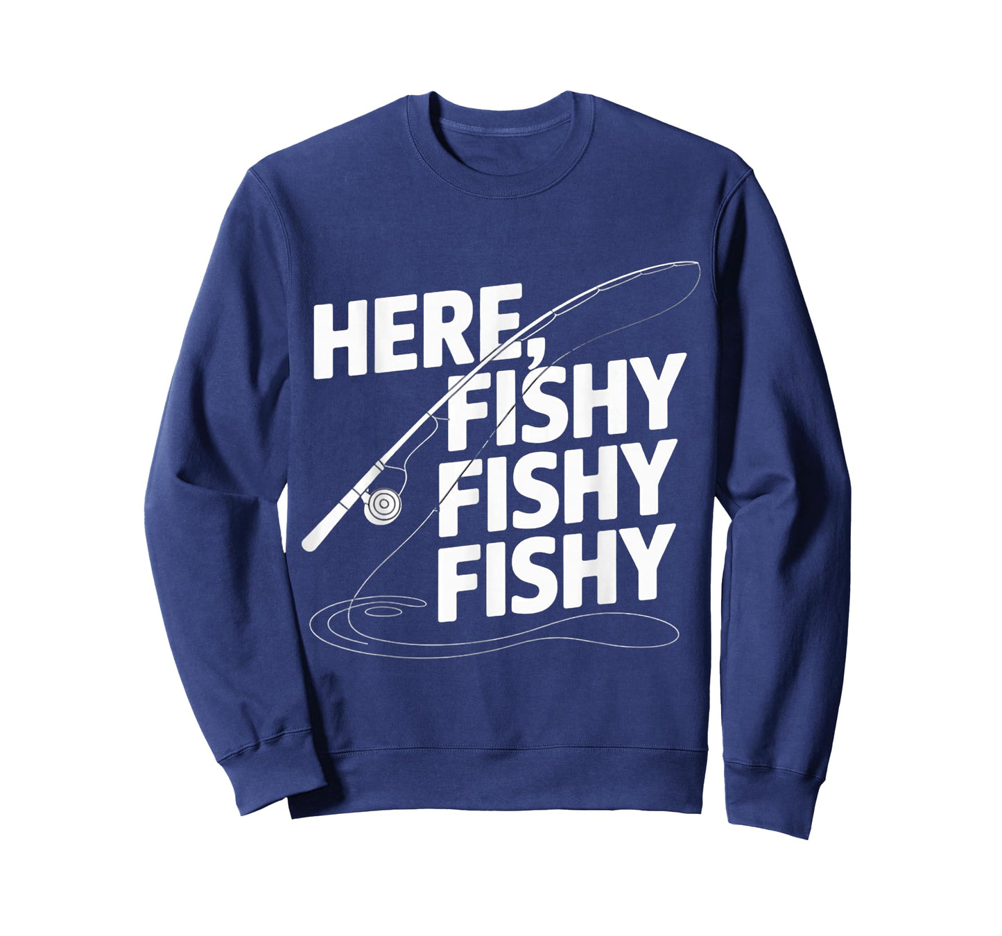 Fishing Here-Fishy Men Teen Boy Bass Dad Funny Graphic Tees T-Shirt