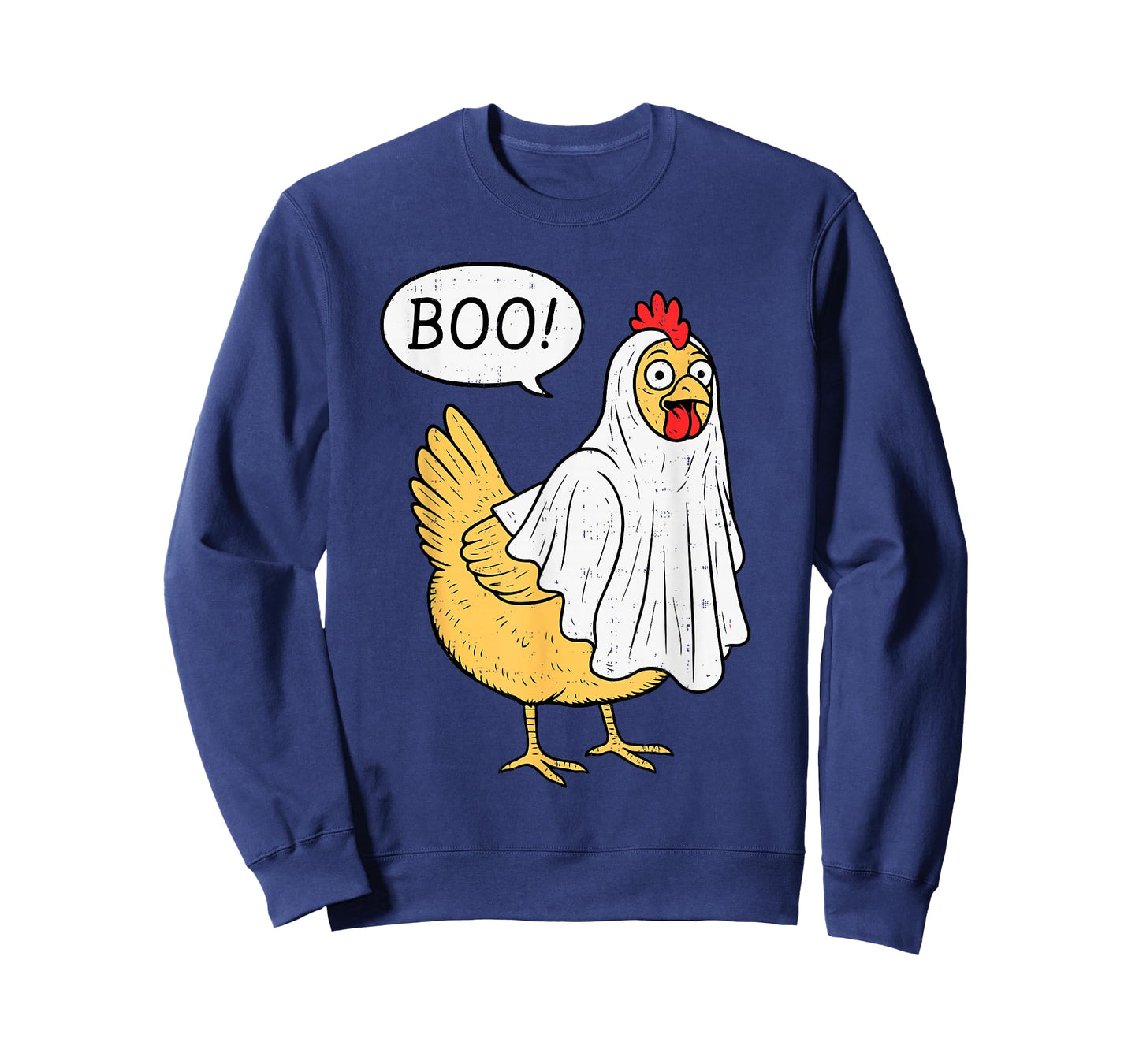 Chicken Boo Halloween Costume Farmer Boys Teens Girls Kids T-Shirt