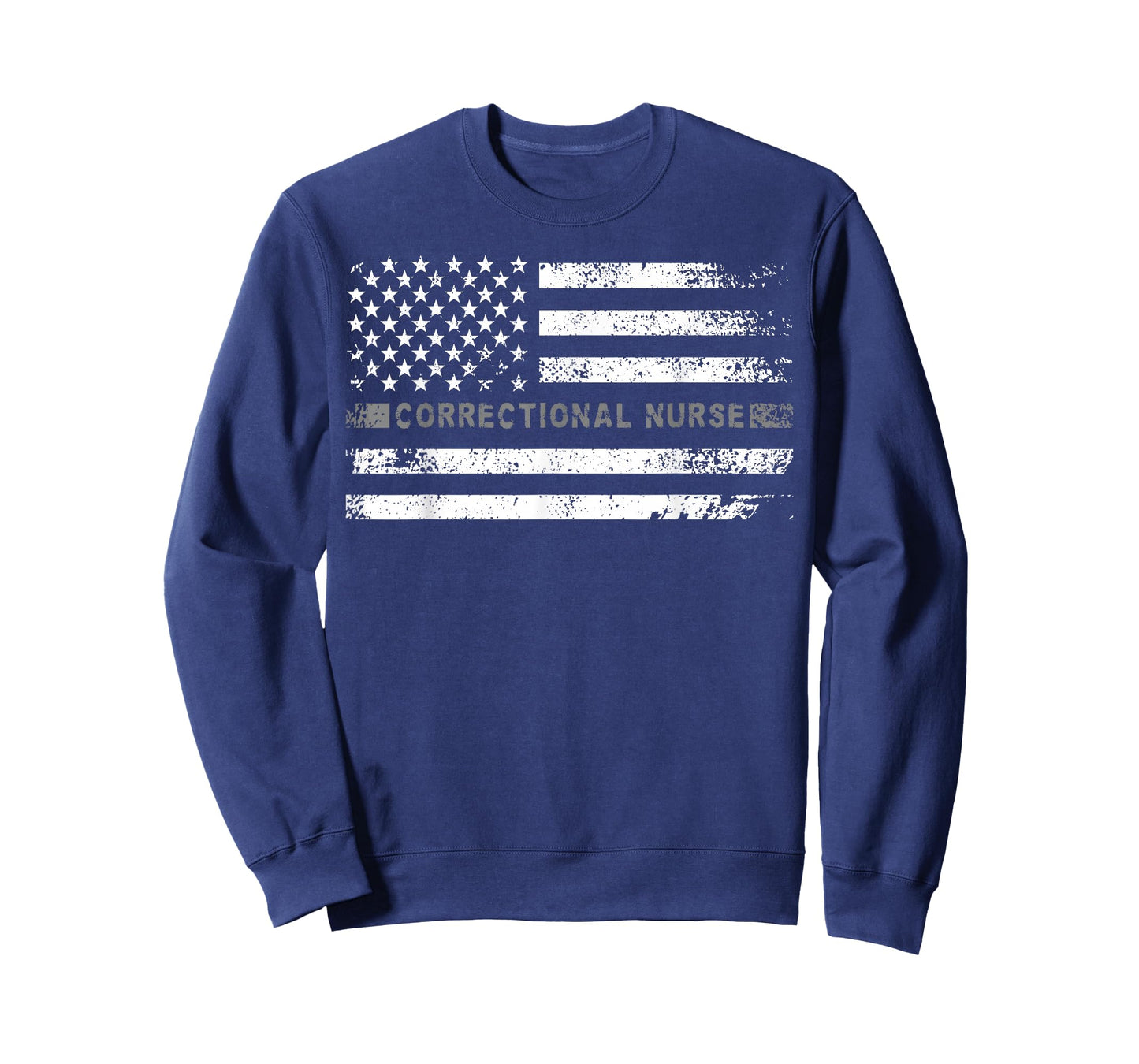 Corrections Nurse US Flag Correctional Nursing T-Shirt