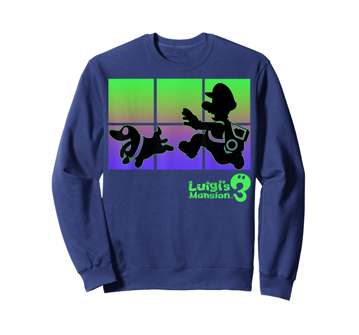 Luigi's Mansion 3 Luigi and Polterpup Silhouette T-Shirt