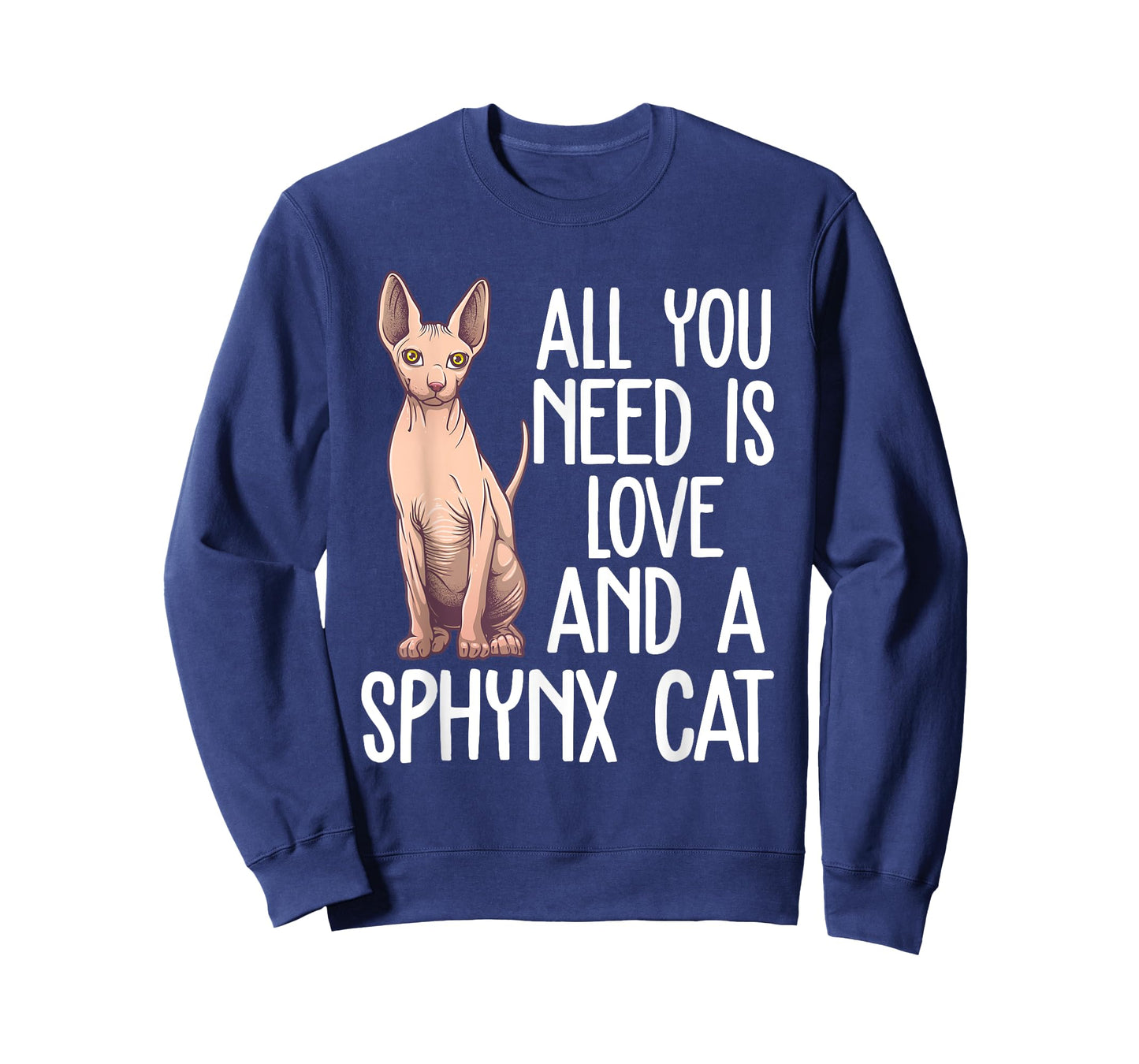 Funny Sphynx Cat Design For Men Women Cat Lover Kitten Pet T-Shirt