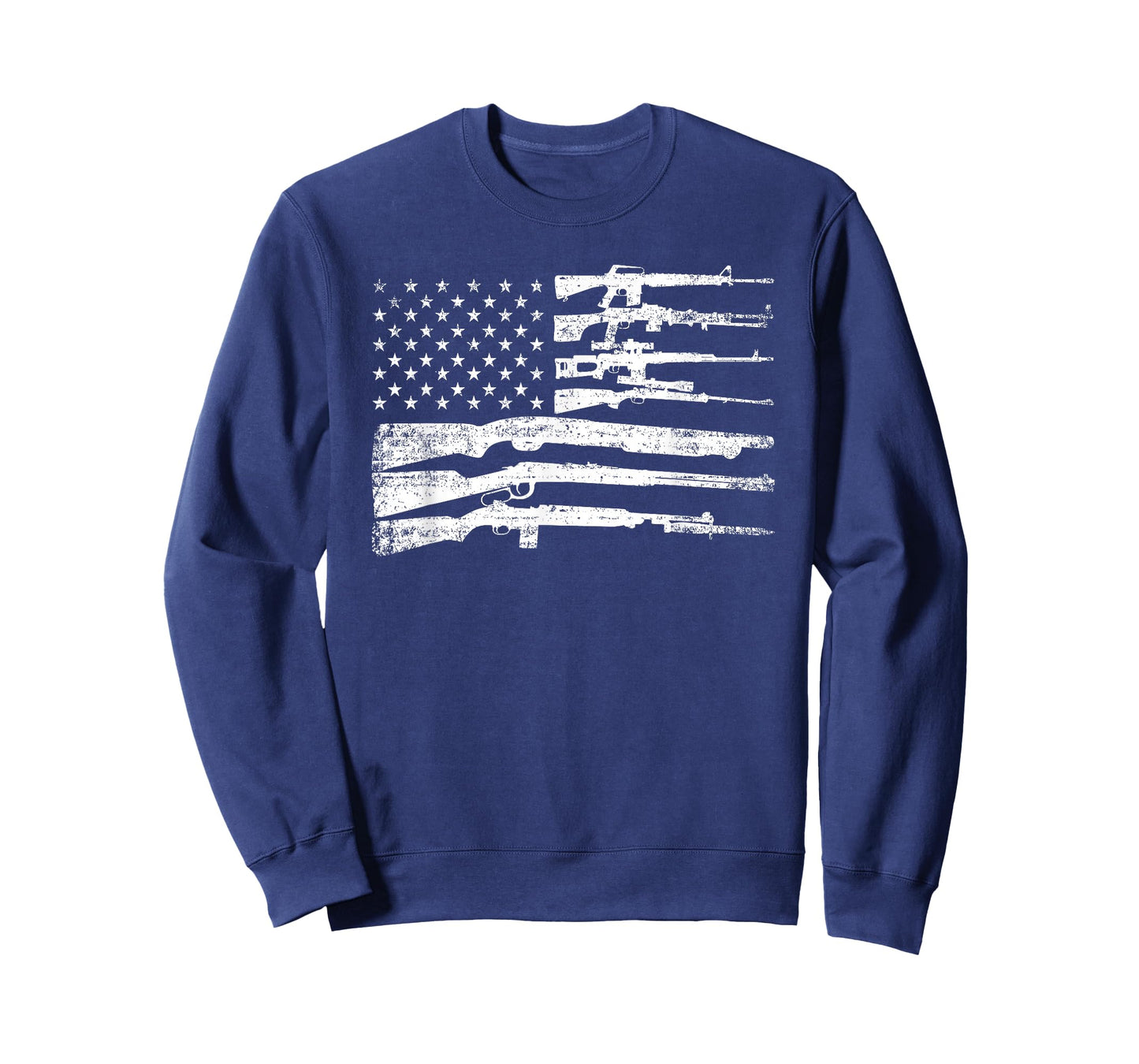 American Flag Guns Vintage 2nd Amendment Pro Gun T-Shirt