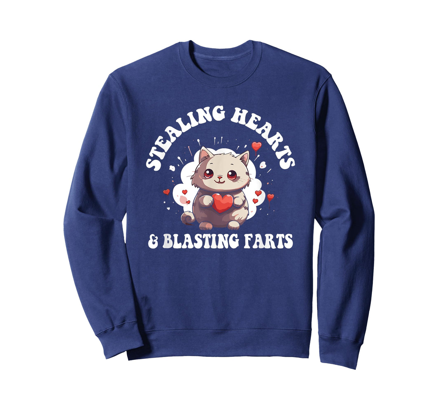 Stealing Hearts And Blasting Farts Cute Cat Kids Toddler T-Shirt