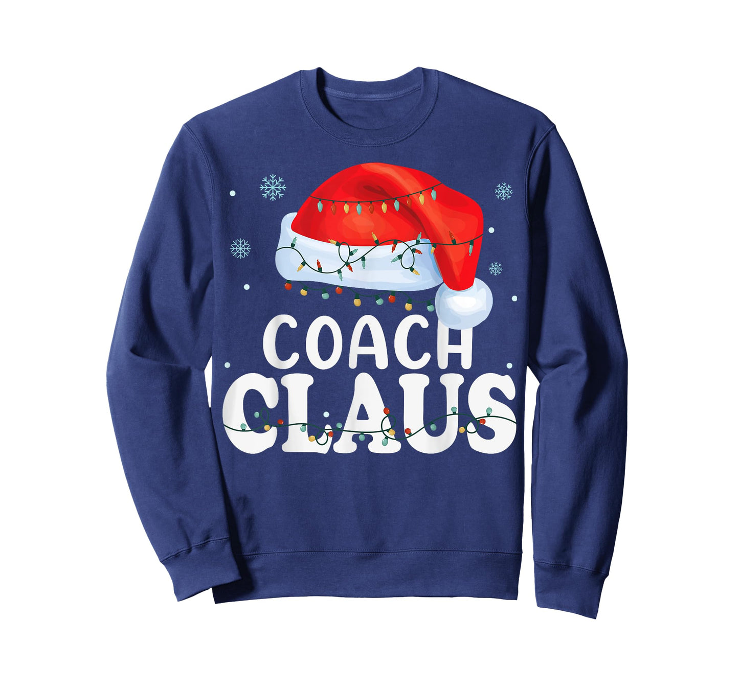 Coach Santa Claus Christmas Funny Matching Costume T-Shirt