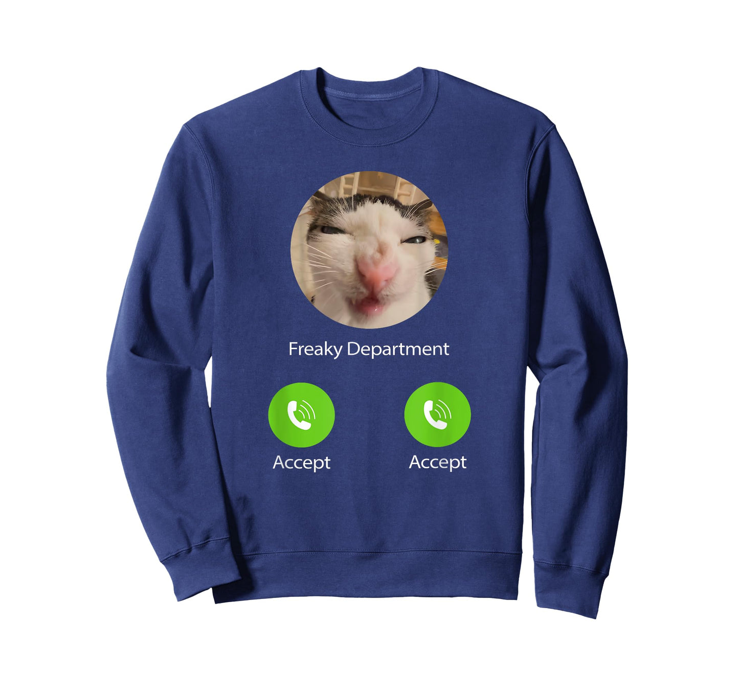 Freaky Department Funny Cat Meme T-Shirt
