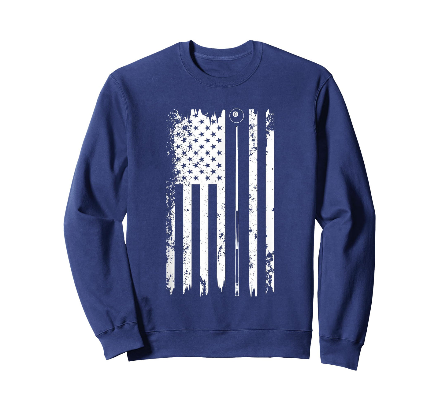 American Flag Billiard Vintage Pool Balls Player T-Shirt