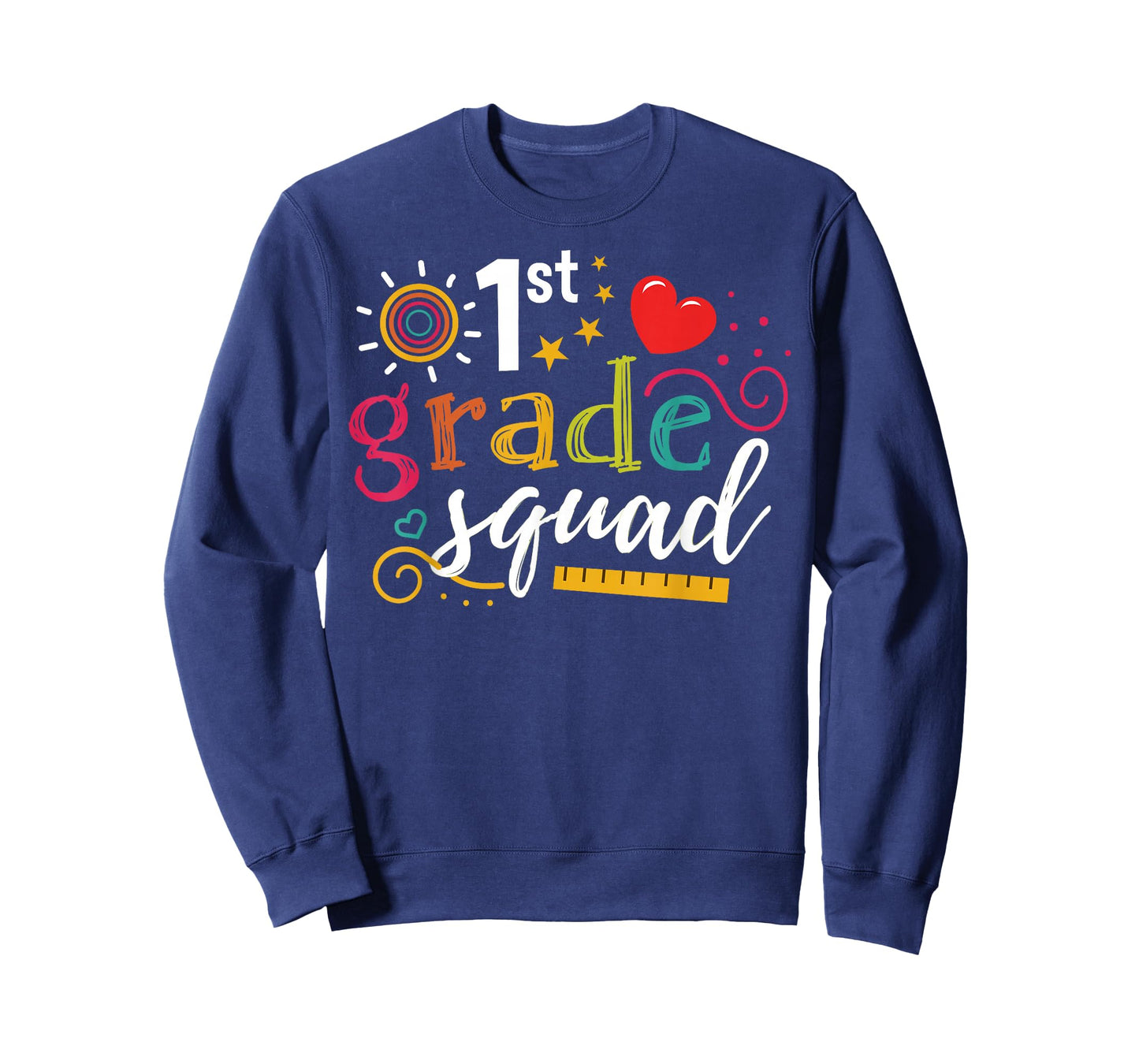 1st First Grade Squad Student Teacher Gift Back to School T-Shirt