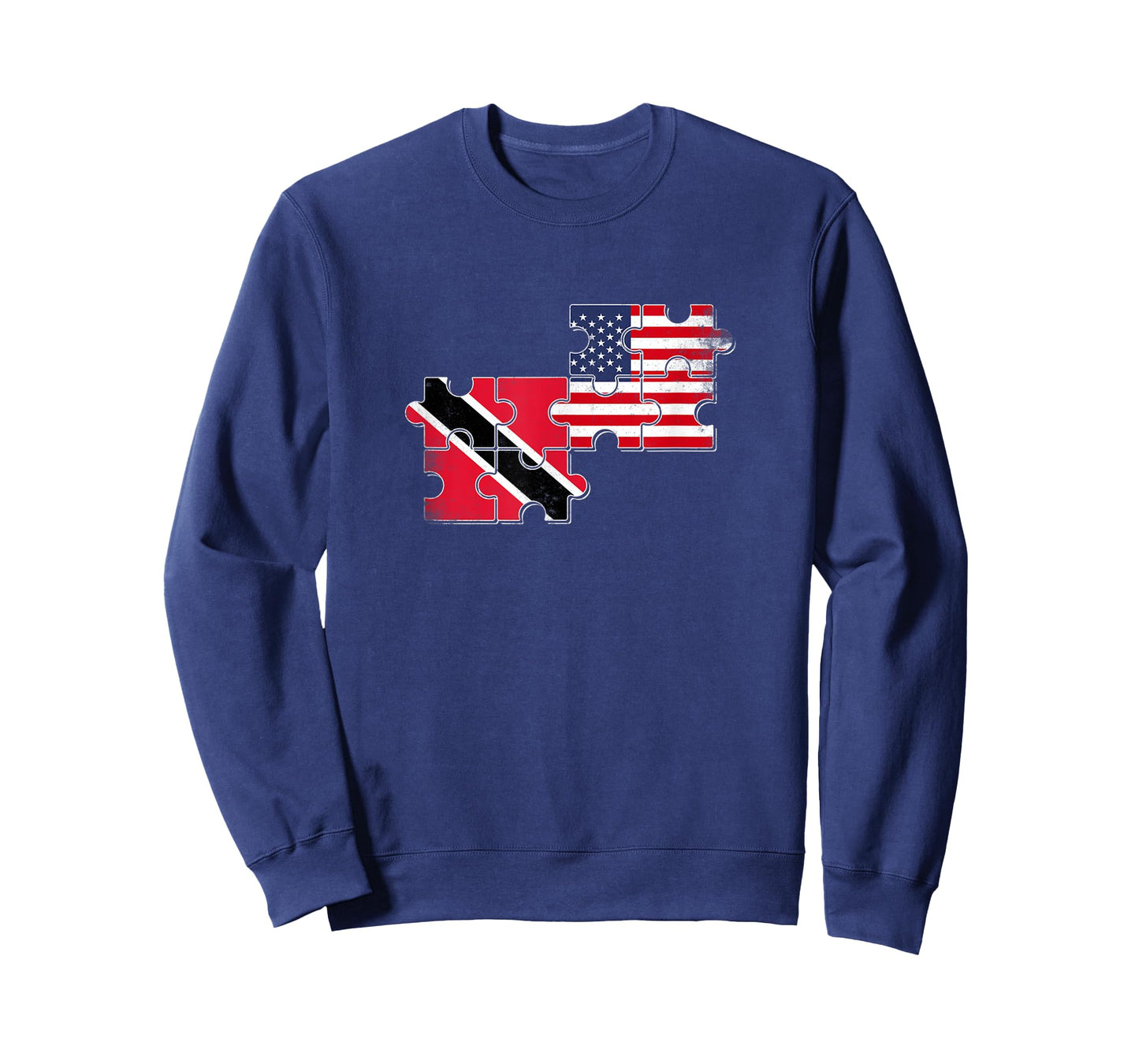 Trinidad & Tobago USA Trinidadian American Flag T-Shirt for Women Kids Men