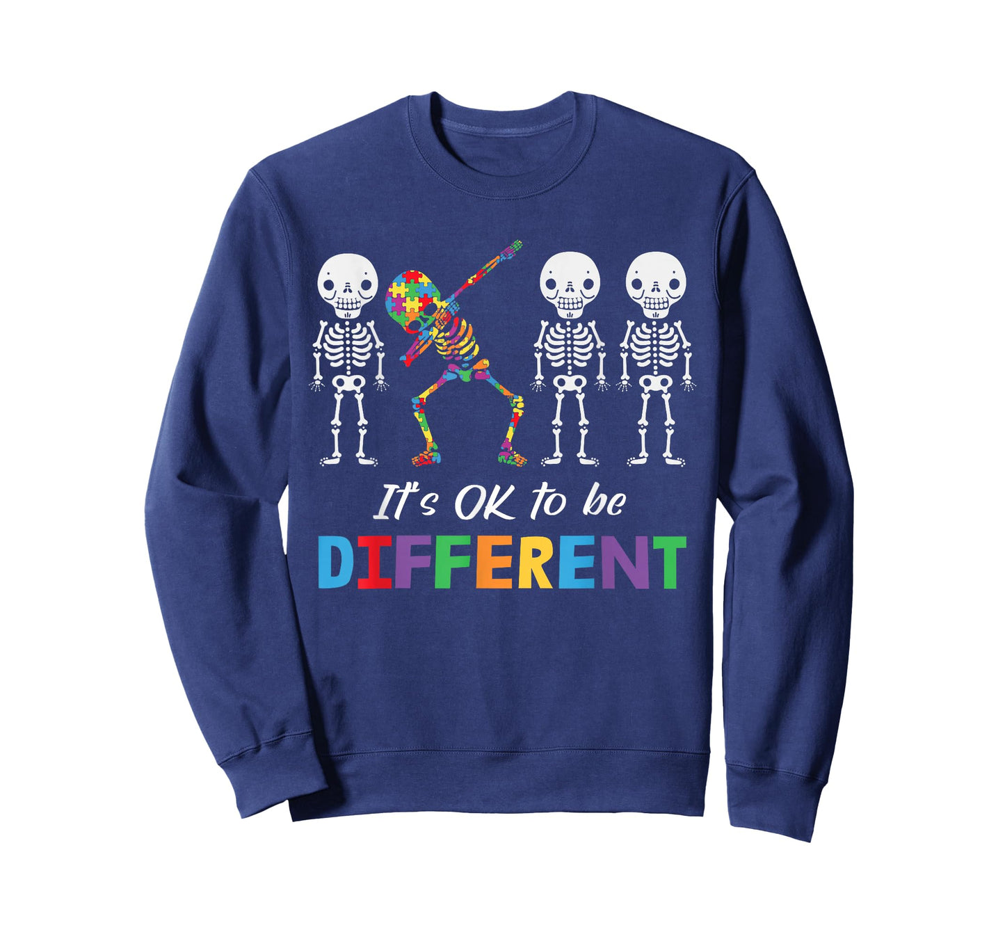 Autism Awareness Shirt Women Kid Its Ok To Be Different T-Shirt
