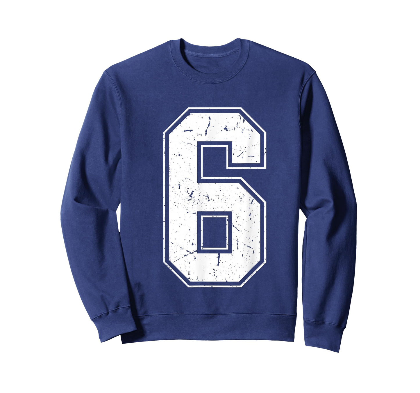 Number 6 Matching Costume 67 Meme Costume Distressed Retro T-Shirt