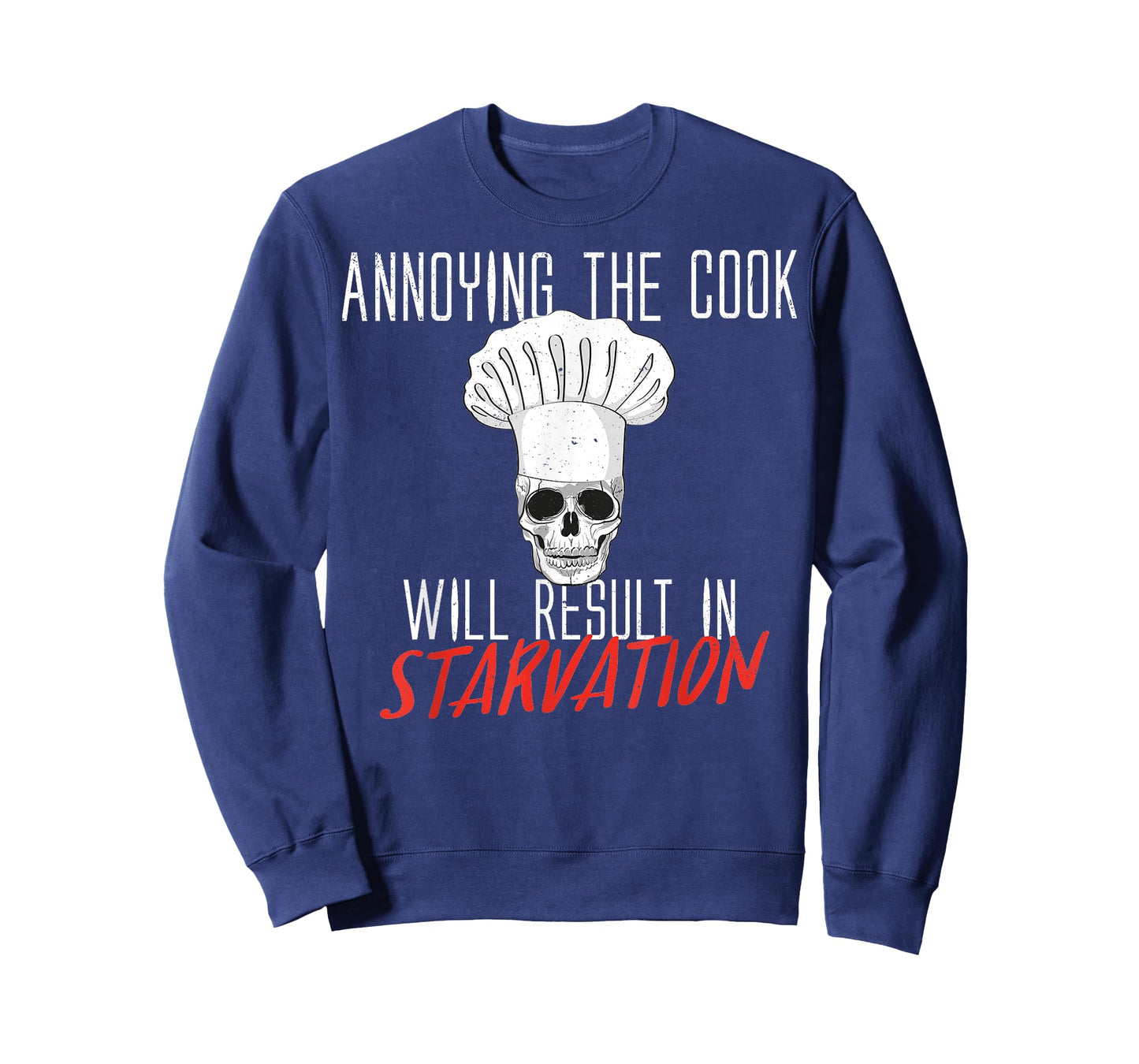 ANNOYING THE COOK SKULL HALLOWEEN COSTUME T-SHIRT T-Shirt