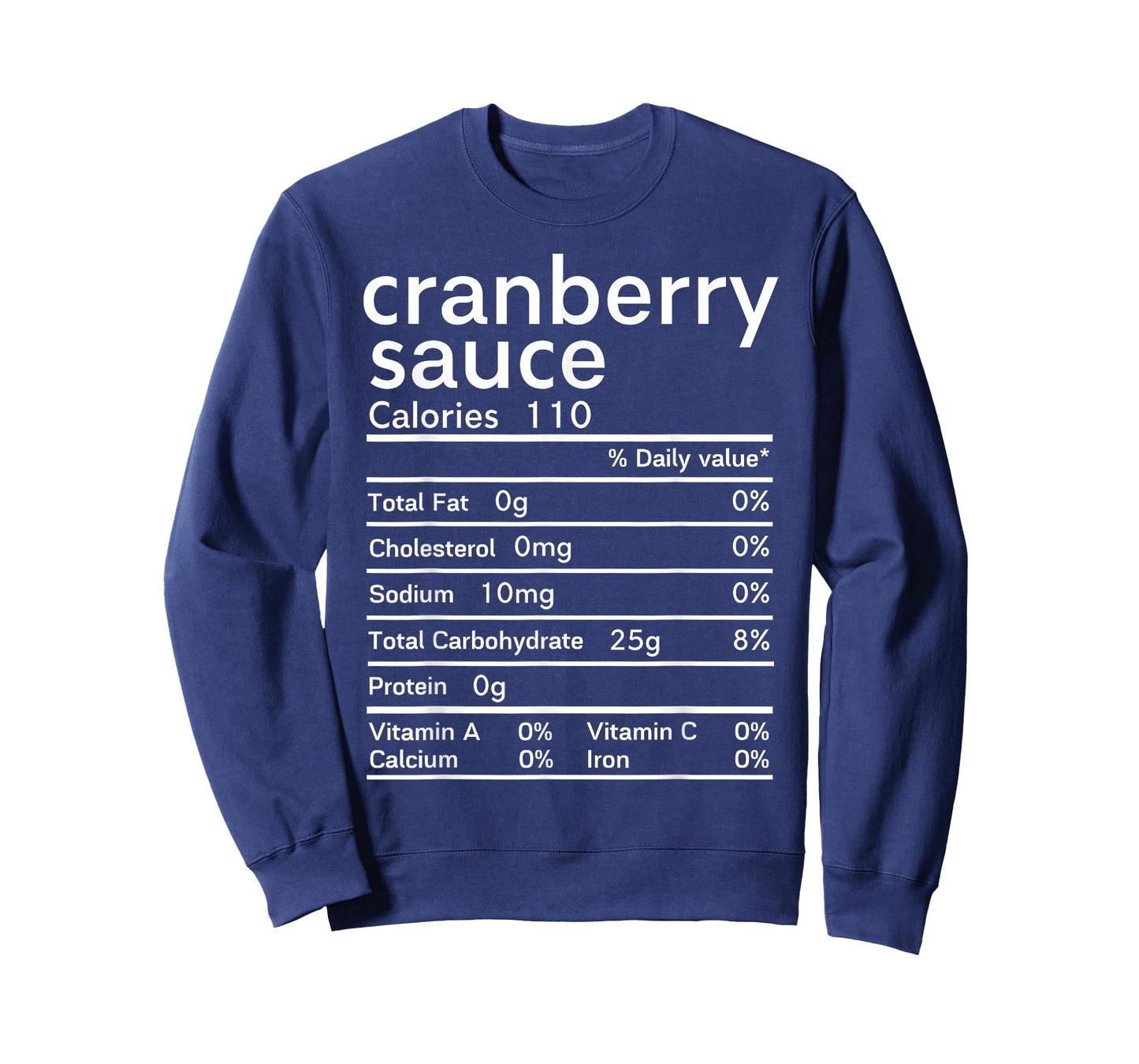 Cranberry sauce nutrition facts Thanksgiving T-Shirt