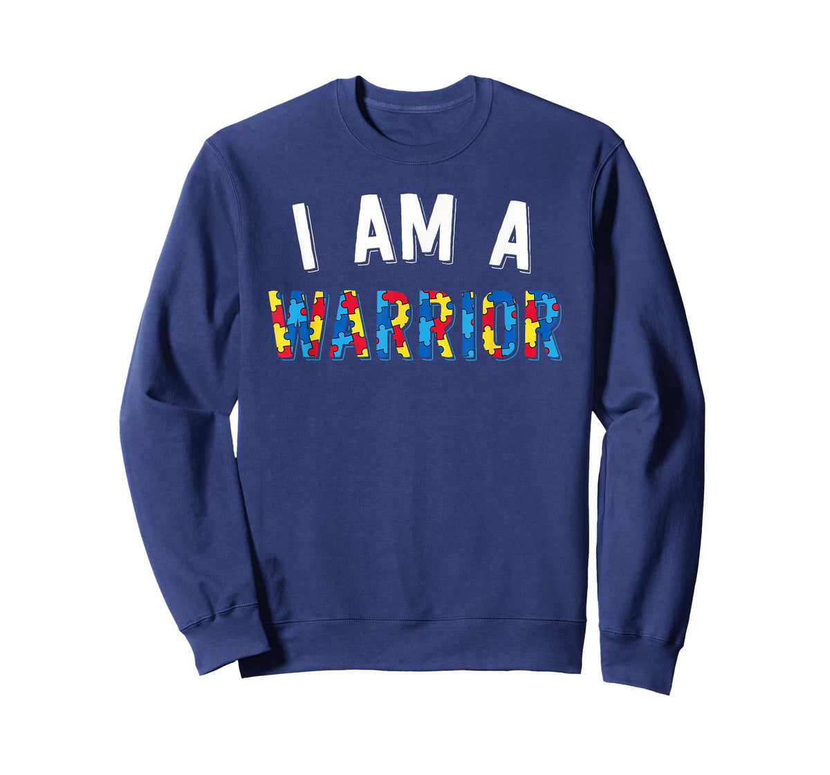 I Am A Warrior Autism Family Shirt Puzzle Autism Awareness T-Shirt